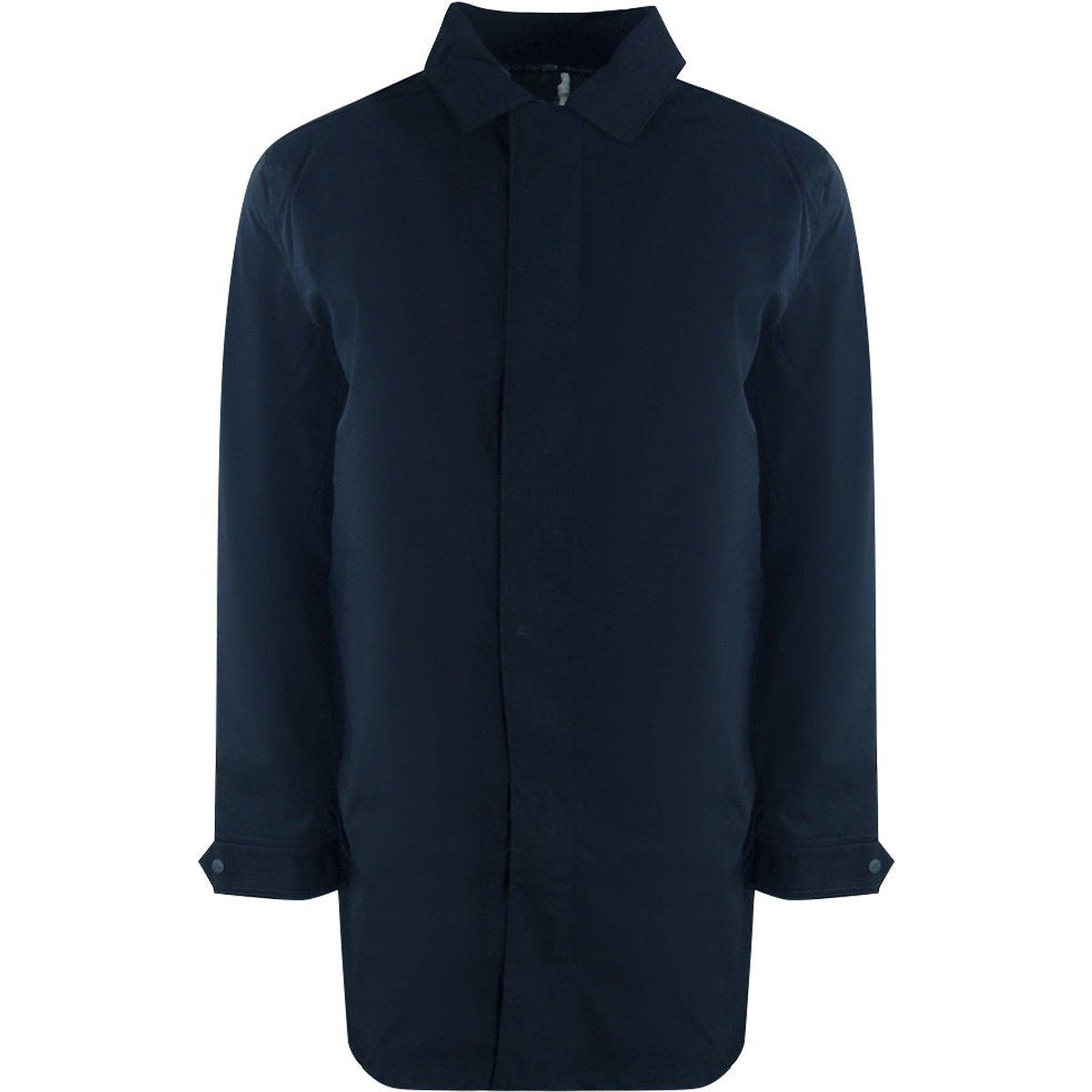 Klassischer Marineblauer Trenchcoat