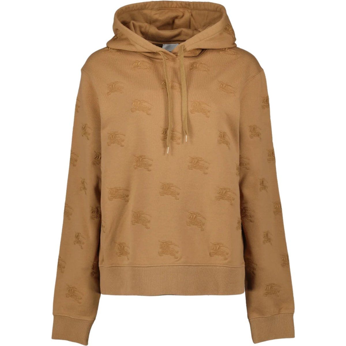 Kapuzenpullover mit gesticktem Logo und Kordelzug