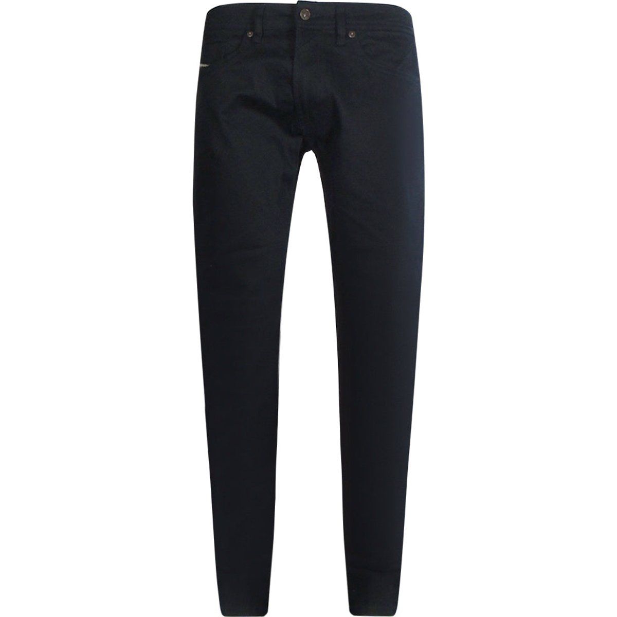 Schwarze Slim Fit Jeanshose aus Denim