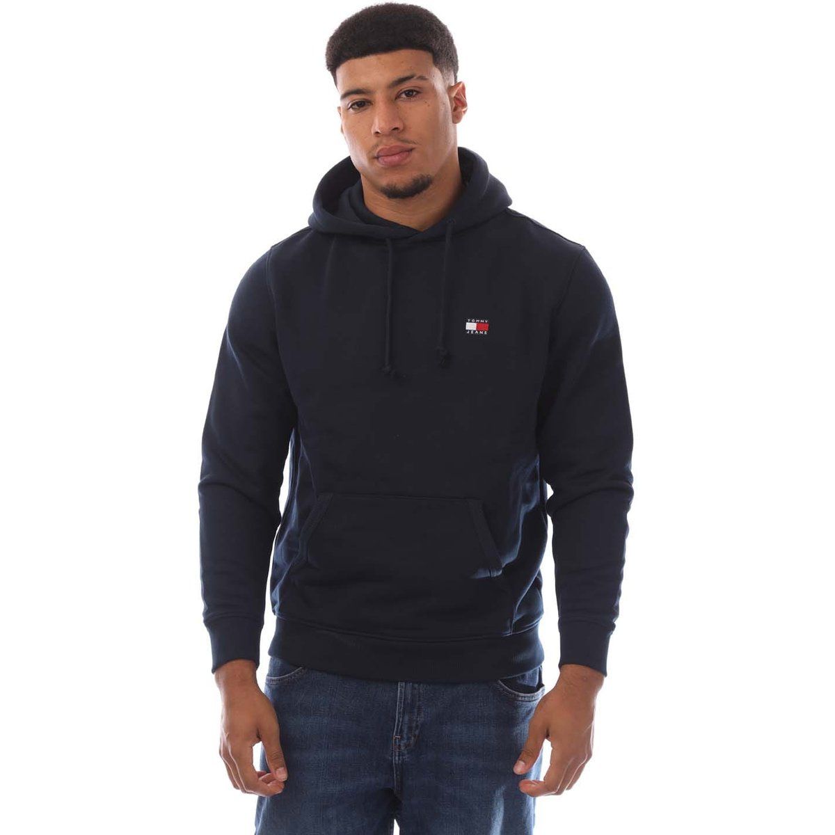 Marineblauer Tommy Jeans Logo-Hoodie