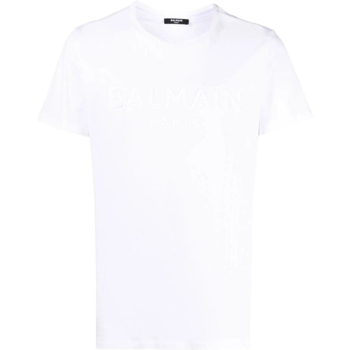 T-Shirt mit Rundhalsausschnitt und Logo-Prägung