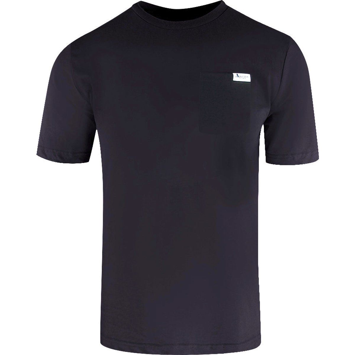 Klassisches Kurzarm-T-Shirt mit Tasche