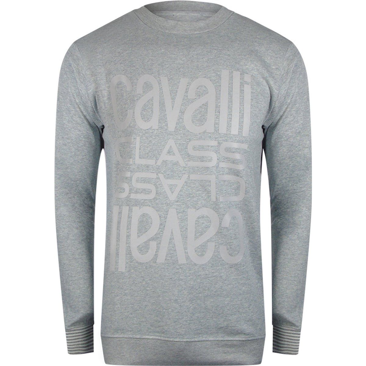 Cavalli Class Sweatshirt mit Logo-Print