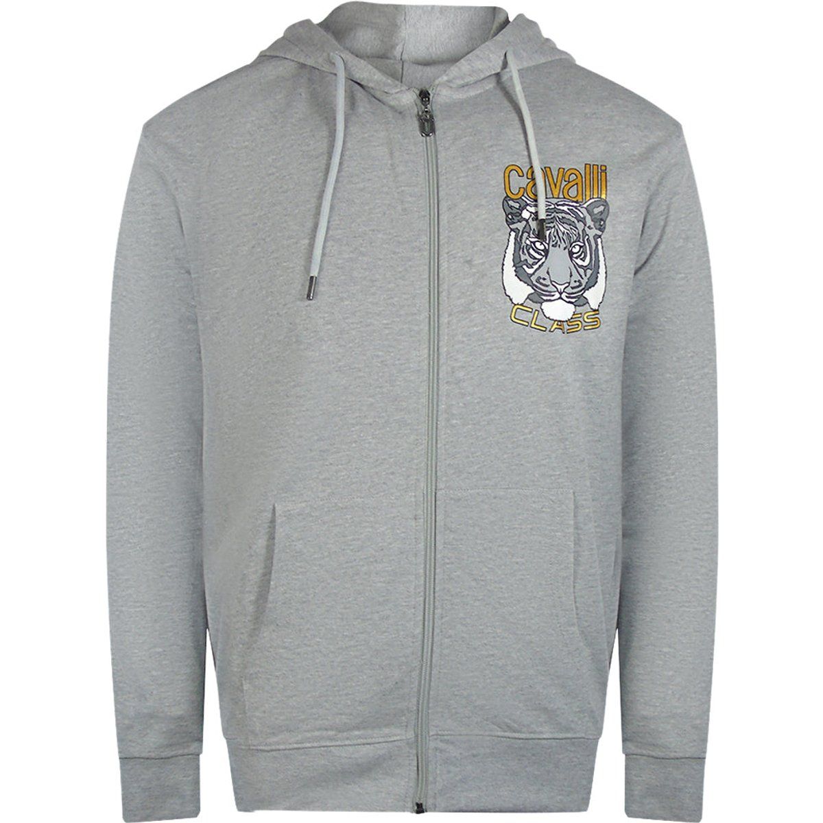 Grafischer Reißverschluss-Hoodie