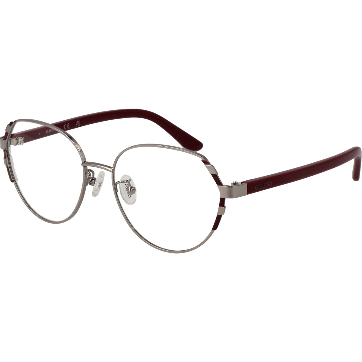 Runde Metallbrille mit Vollrand