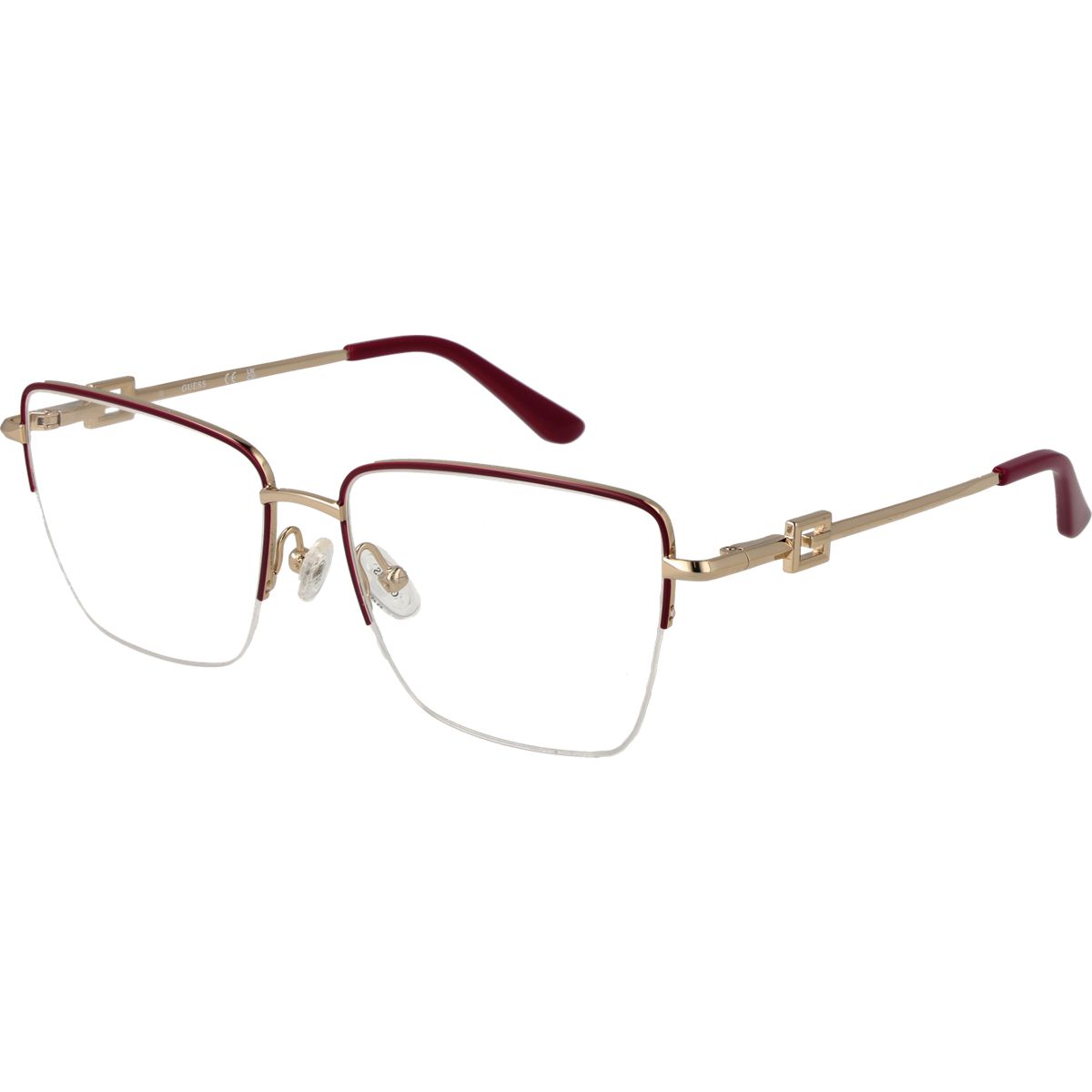 Elegante Halbrandbrille in Rechteckform