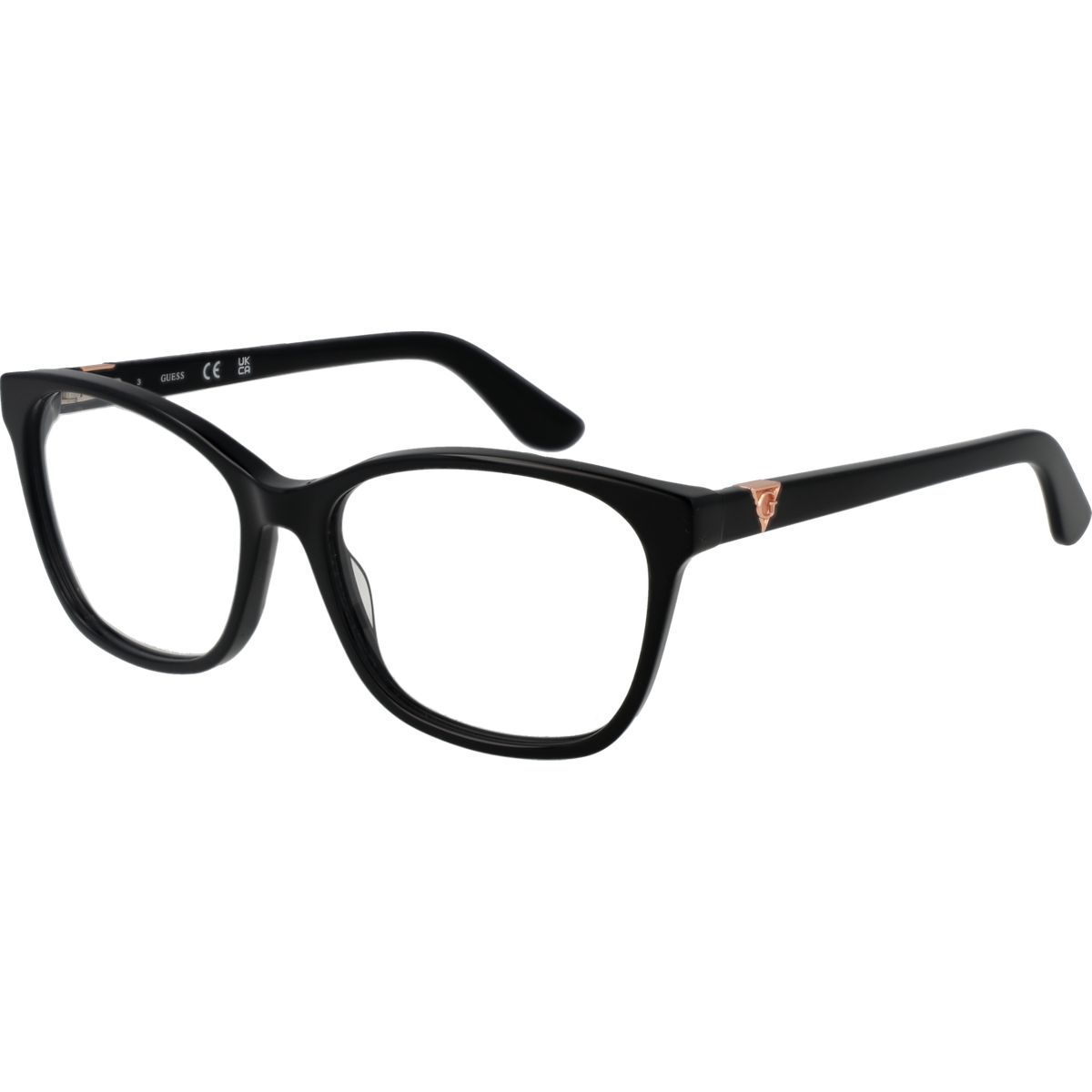 Schwarze Acetat Vollrand Quadratische Brille