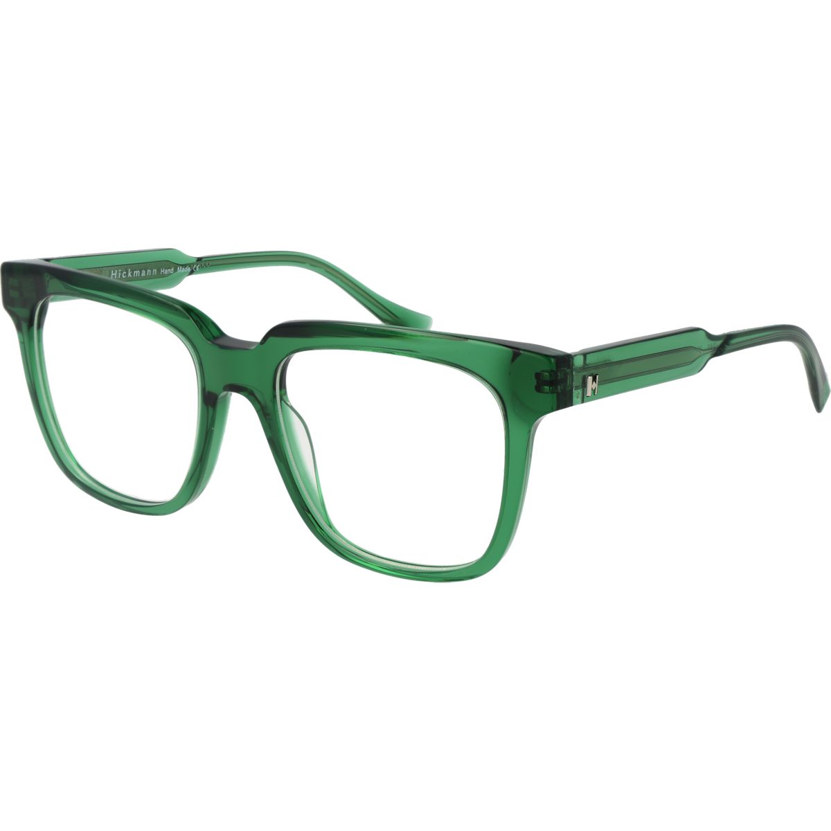 Quadratische grüne Acetat-Brillenfassung