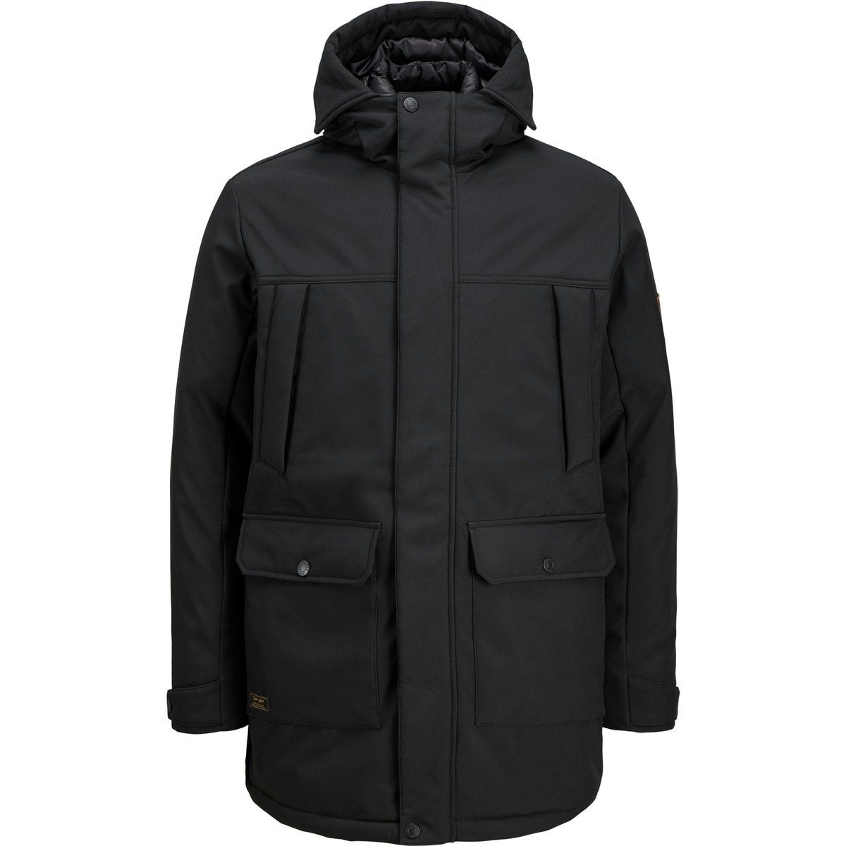 Herren warmer, isolierter Parka mit Kapuze