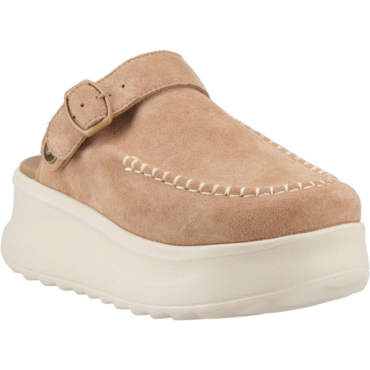 HEYDUDE Delray Wildleder Damen Clogs in Tan