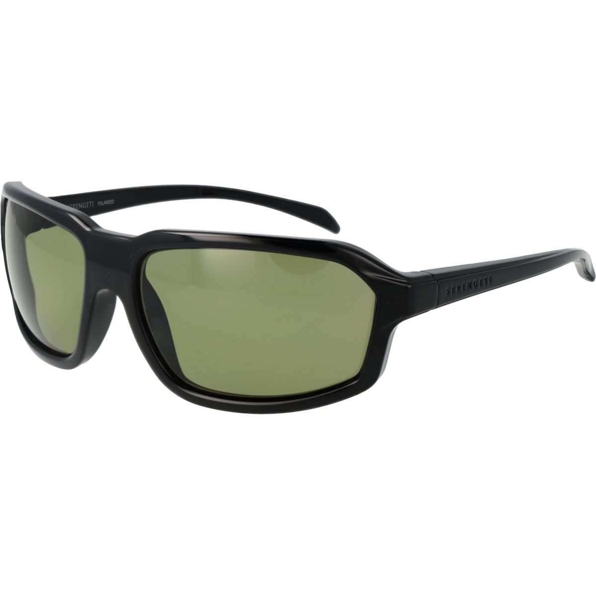 Schwarze rechteckige Sonnenbrille Hext mit Vollrand