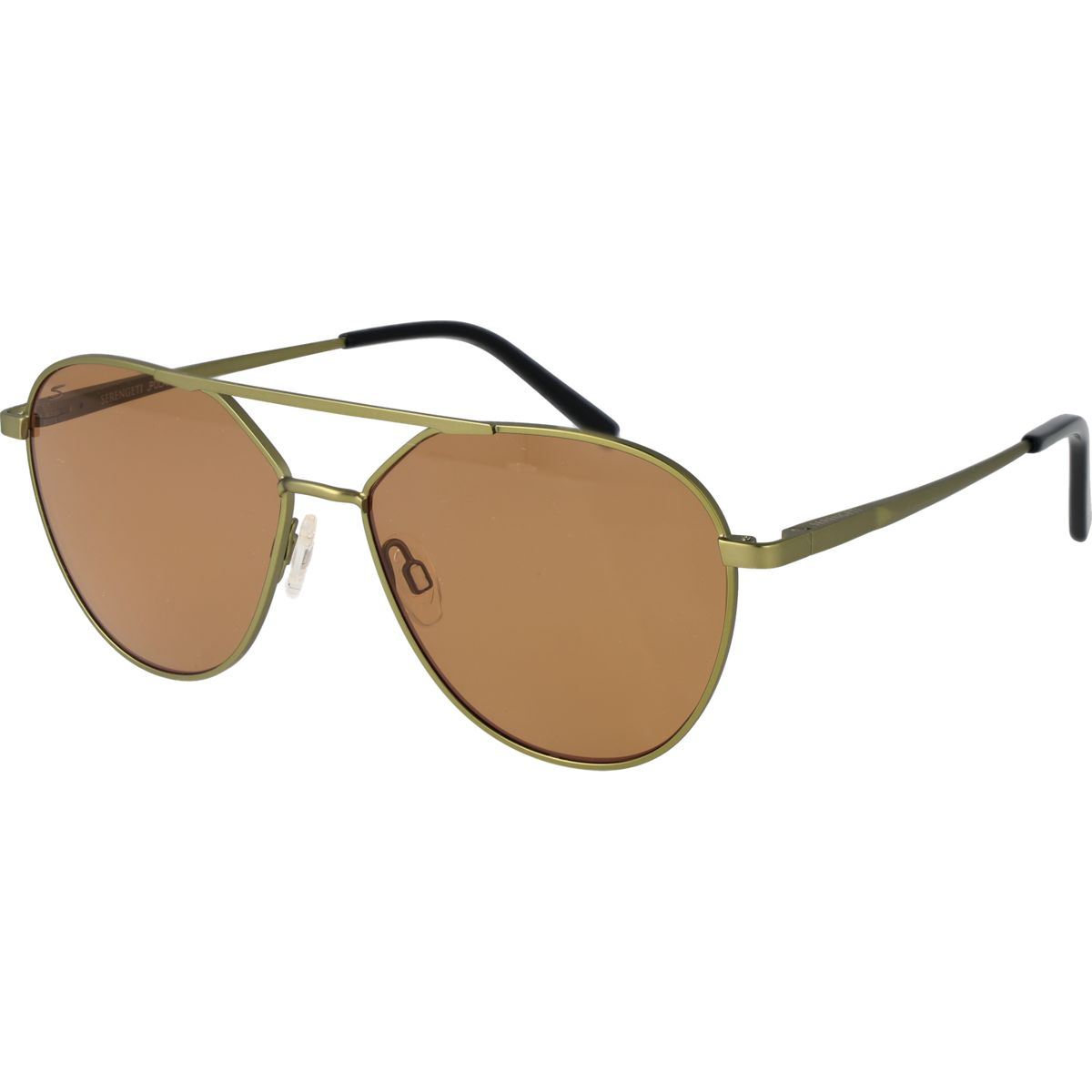 Pilotenbrille mit braunen Gläsern
