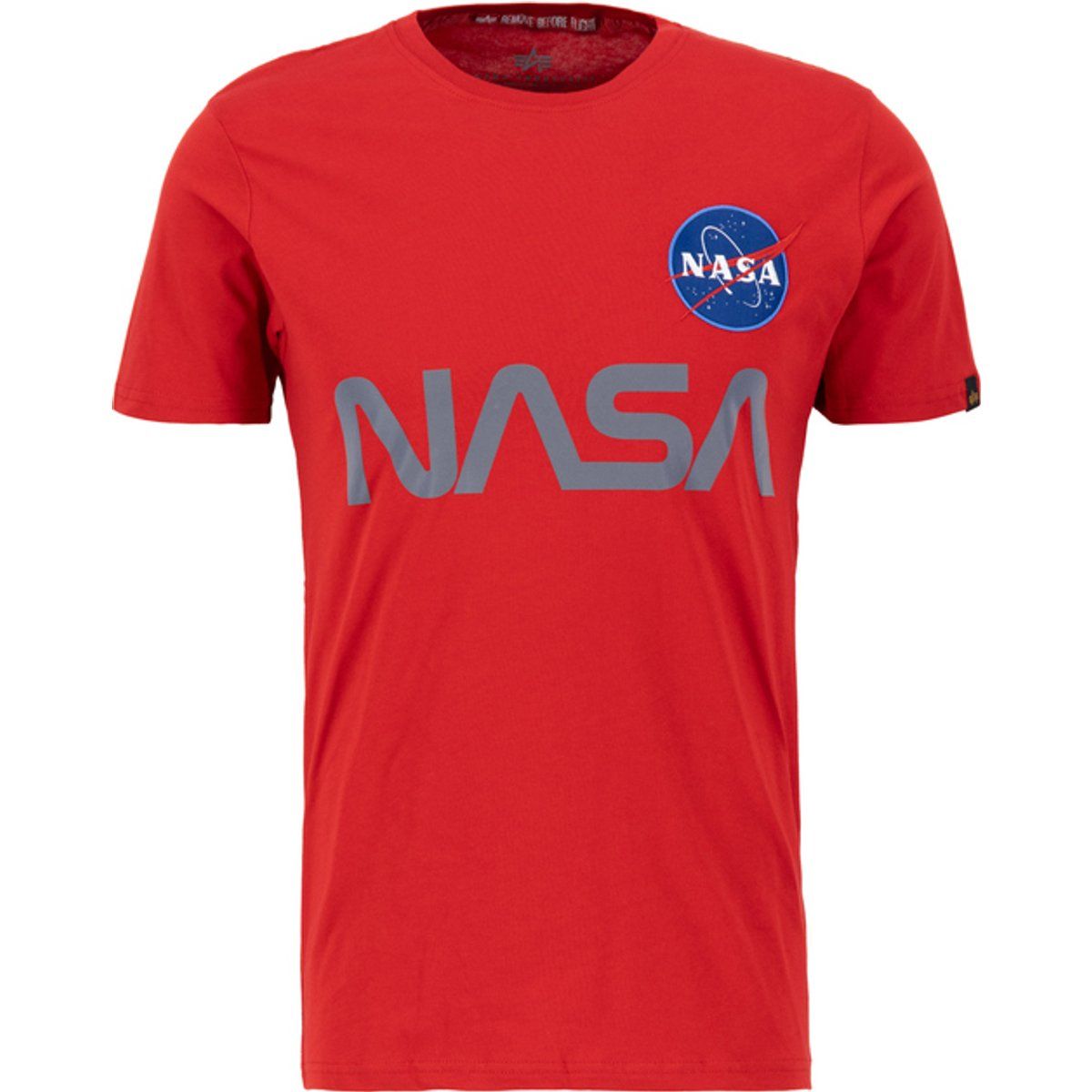 NASA T-Shirt mit reflektierendem Print