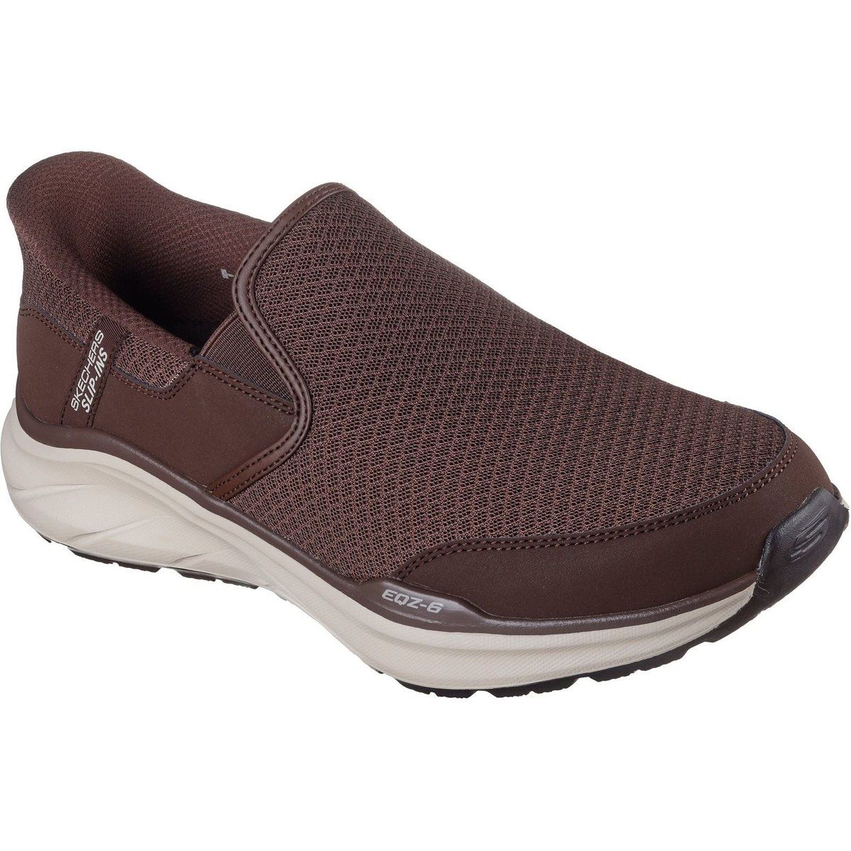 Skechers Equalizer 6.0 Textil Herren braune Sneakers