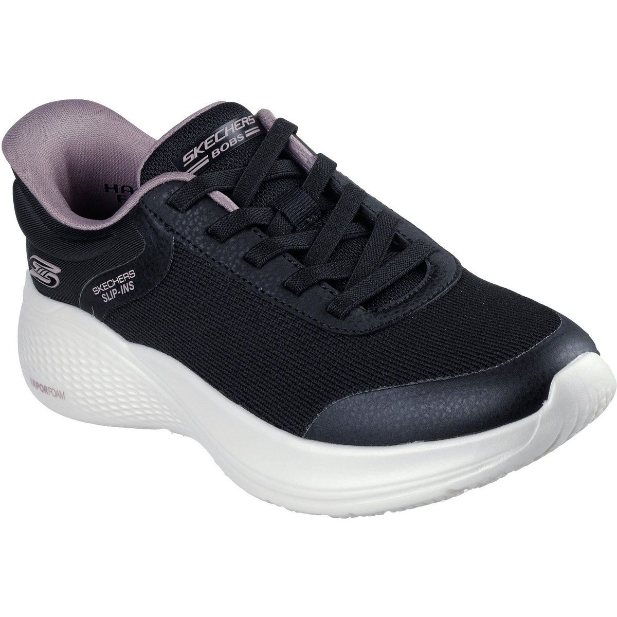 Skechers BOBS Infinity Vapor Glow Polyester Damen Schwarz Sneakers