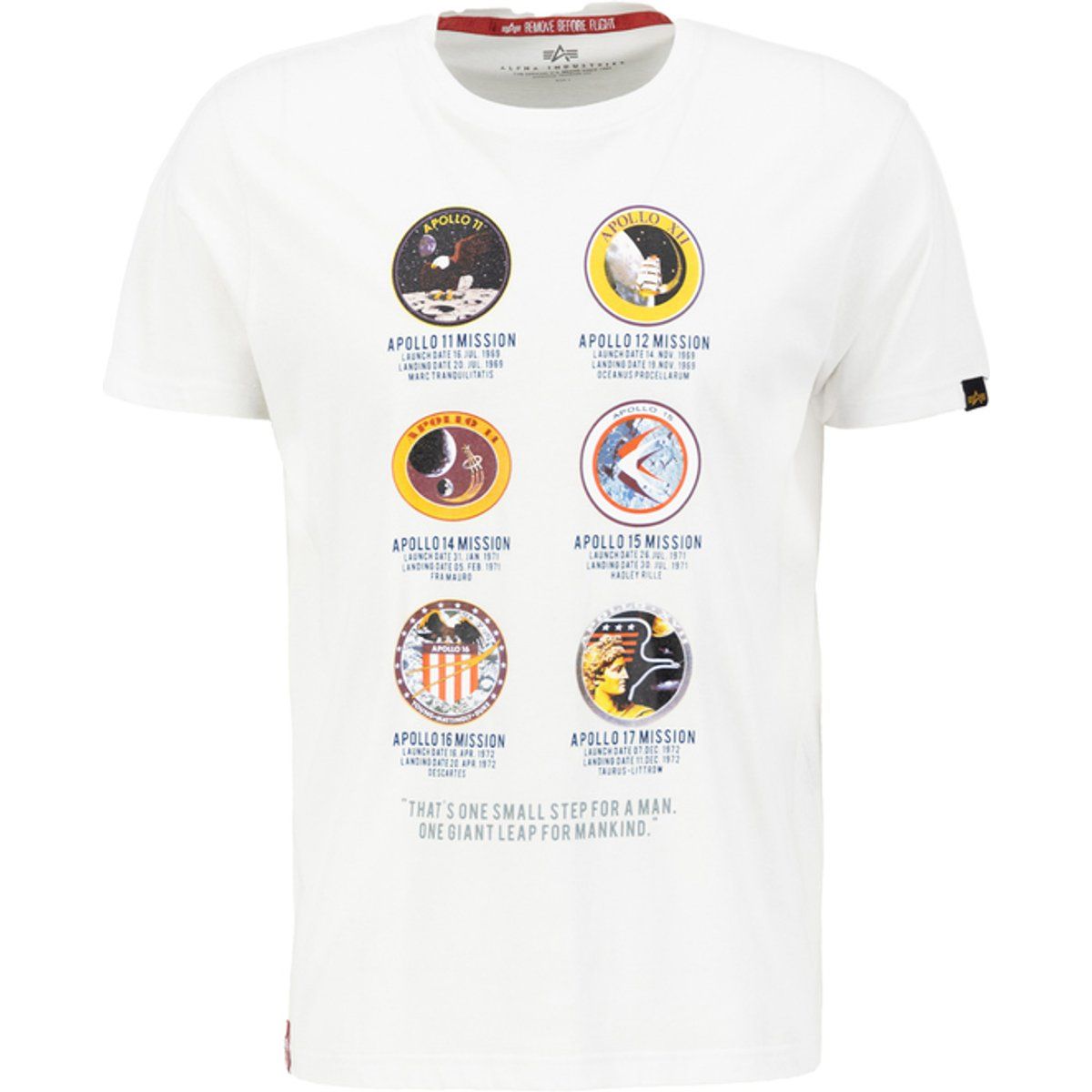 T-Shirt mit Apollo-Missionsgrafik