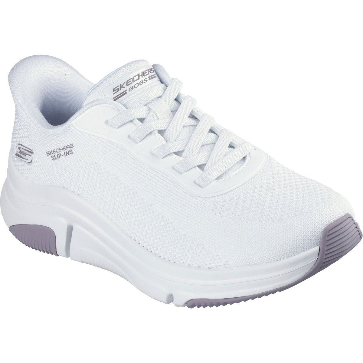 Skechers BOBS Sparrow Flex Too You Textil Damen Weiße Sneakers