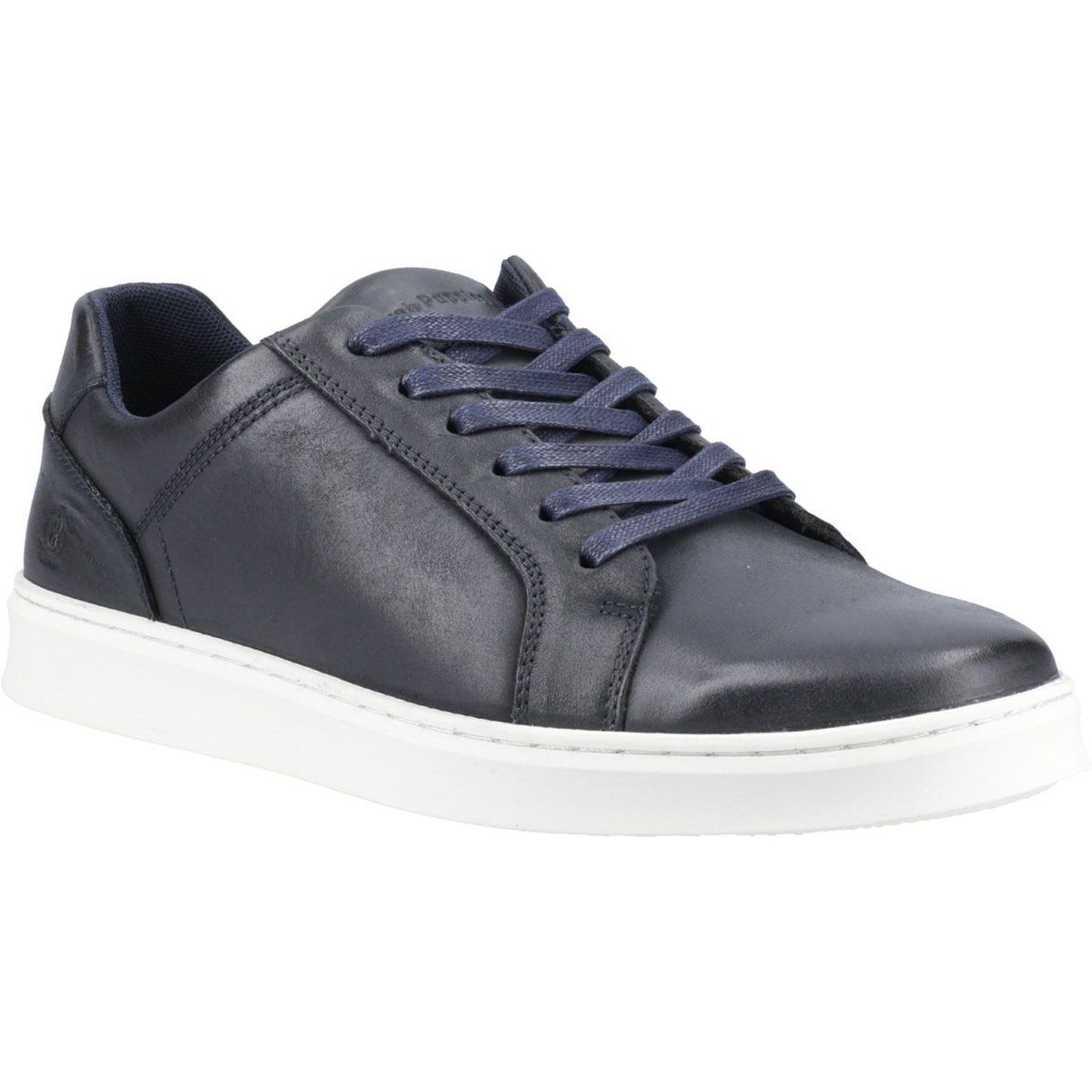 Hush Puppies Madden Herren Sneaker Aus Leder In Marineblau