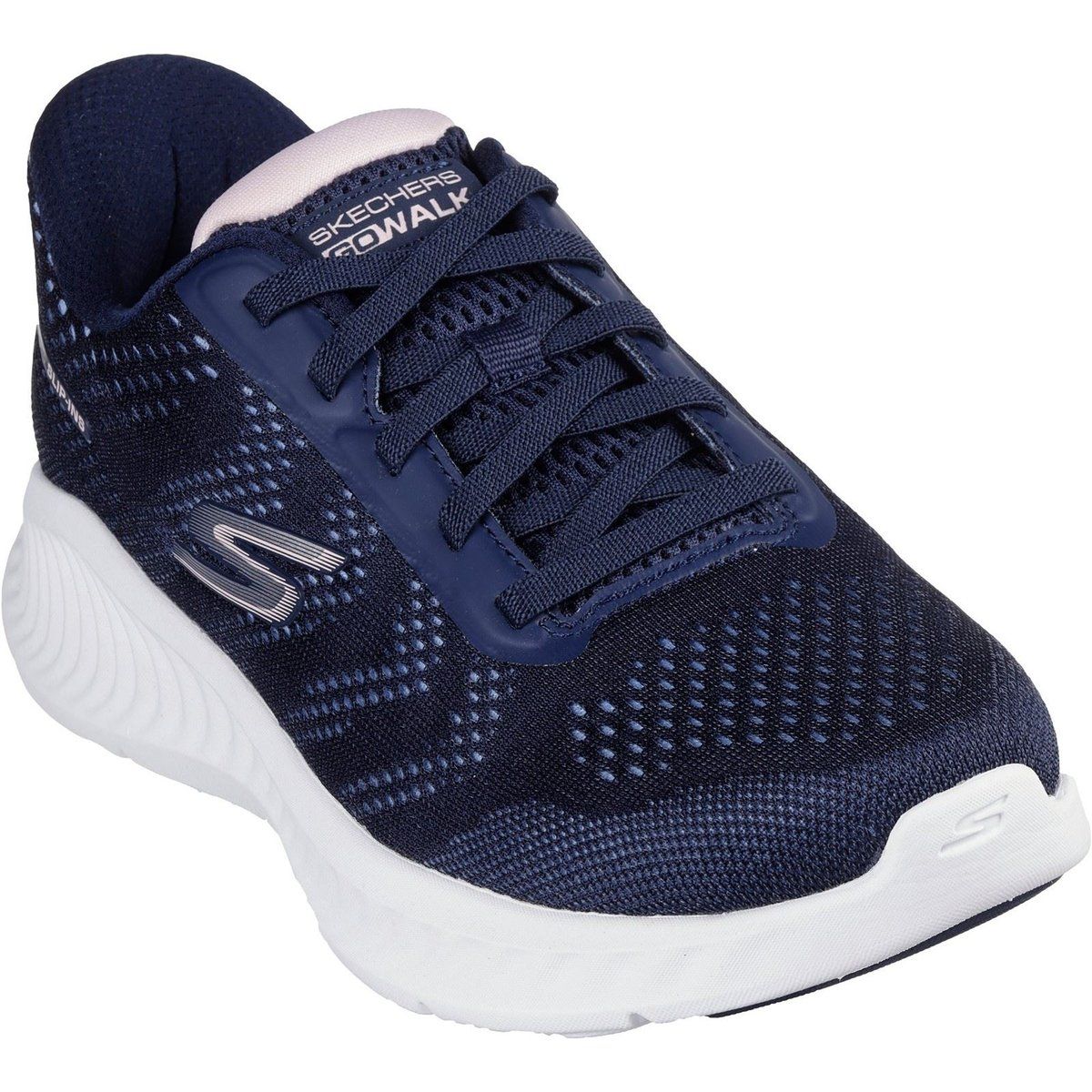 Skechers Go Walk Now Khloe Textil Damen Sneaker Navy/Weiß