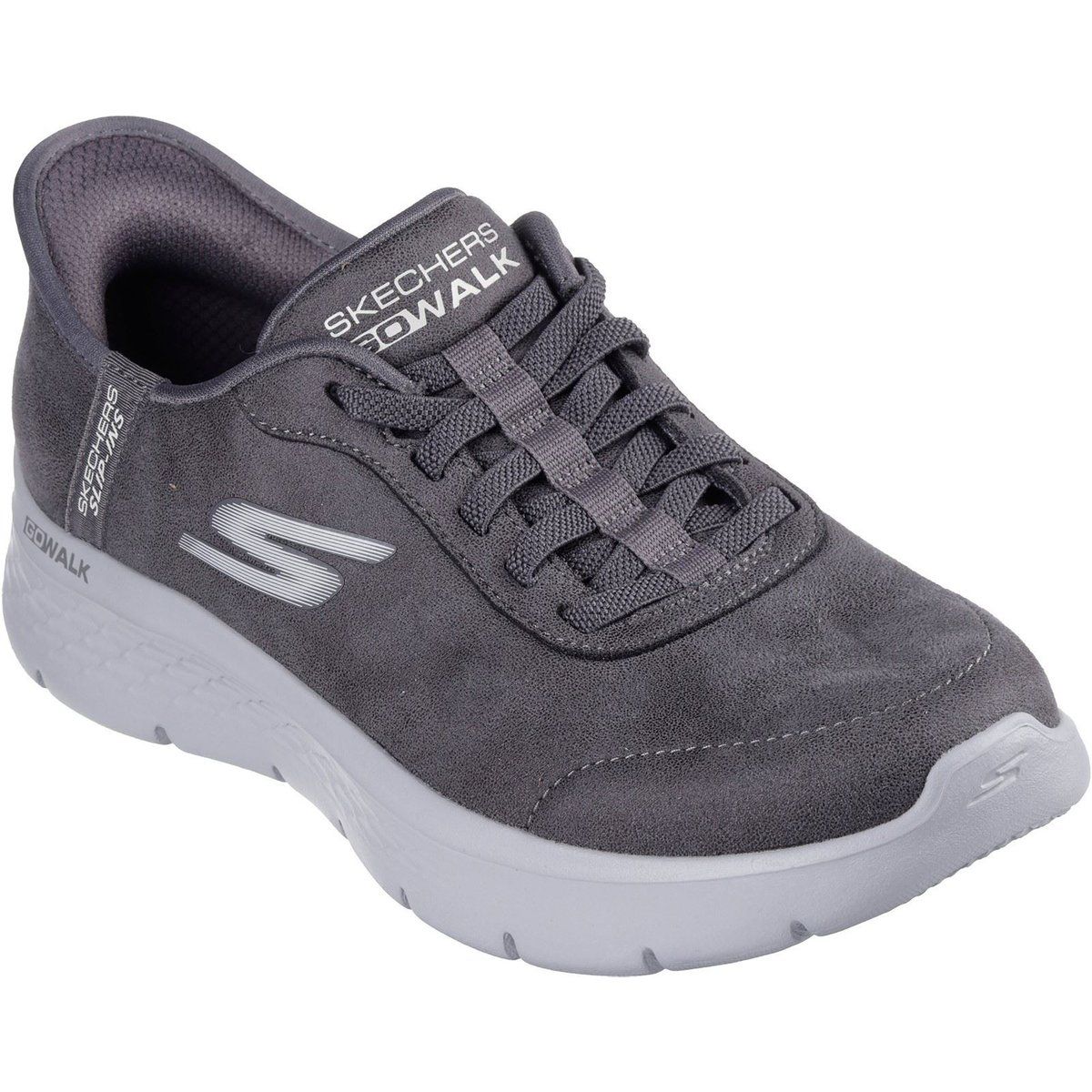 Skechers Go Walk Flex Mali Textile Damen Sneakers In Anthrazit