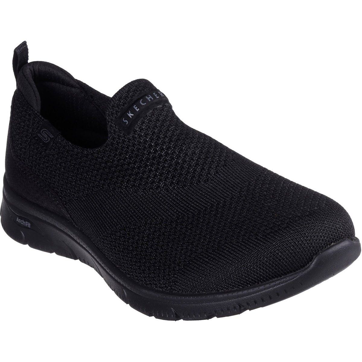 Skechers Arch Fit Refine 2.0 Cascade Damen Sneaker in Schwarz aus Textil