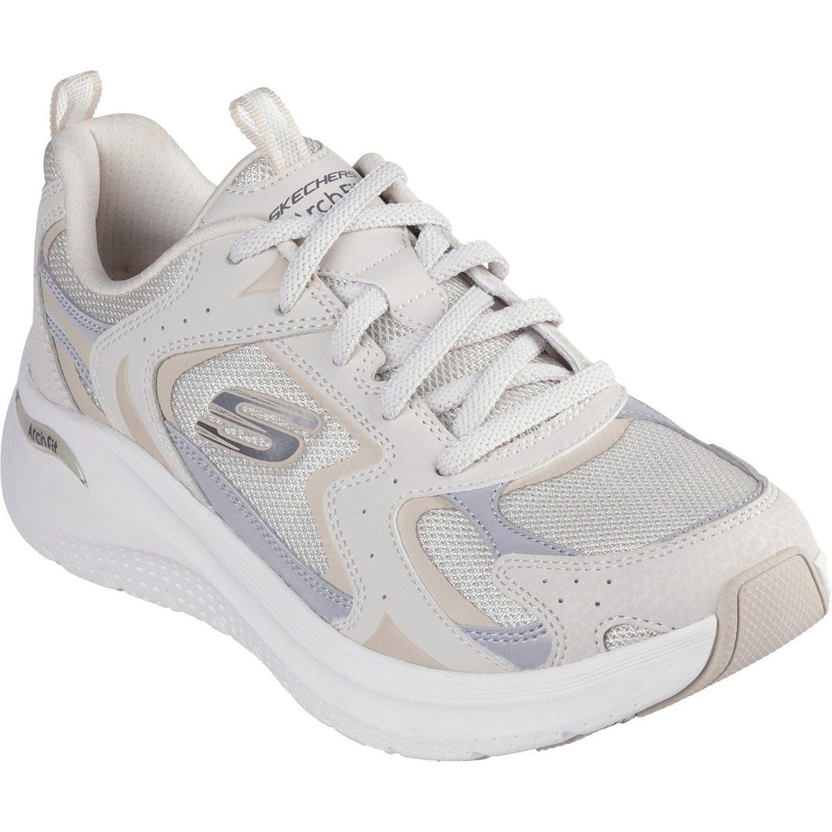 Skechers Arch Fit 2.0 Vintage Luxe Leder Damenschuhe Natural