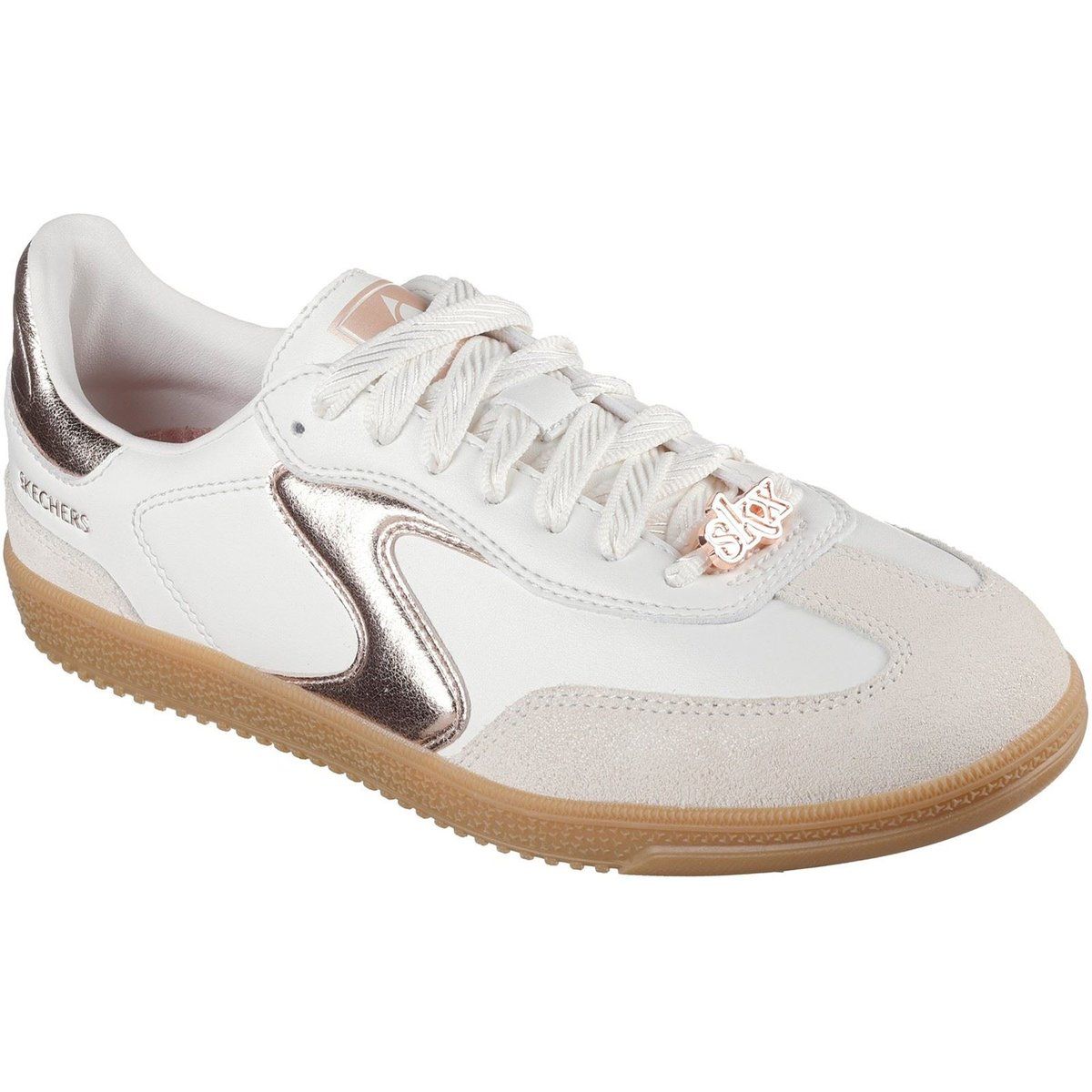 Skechers Hotshot Cool Glow Damen Sneaker Weiß/Roségold