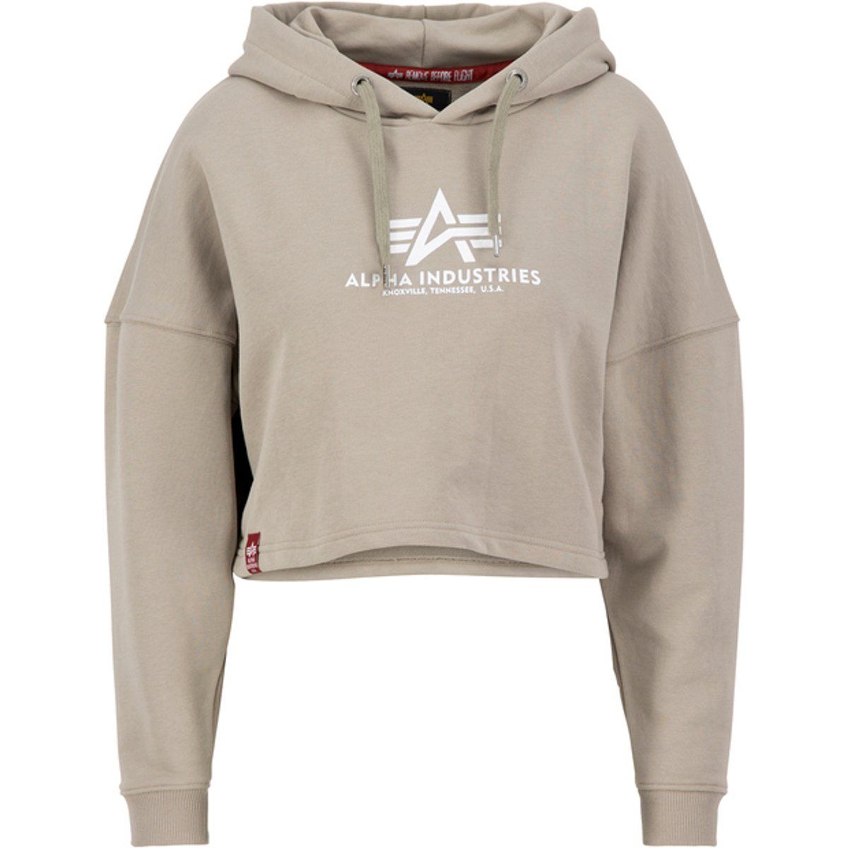 Cropped Oversized Kapuzenpullover Damen Casual