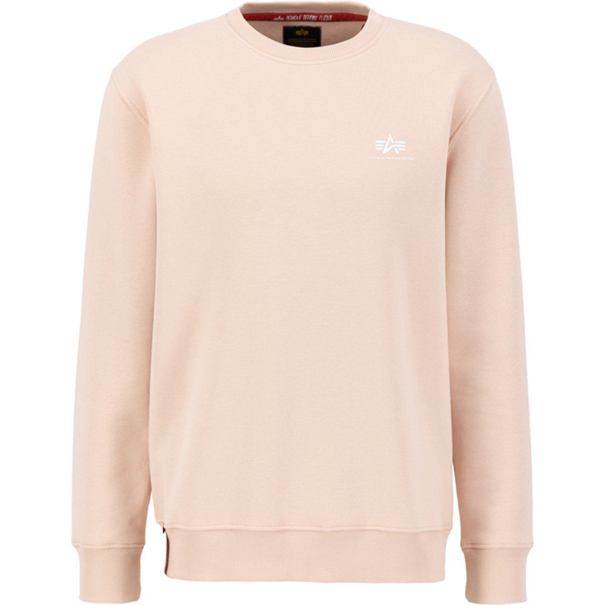 Lässiges Langarm-Sweatshirt mit Rundhalsausschnitt