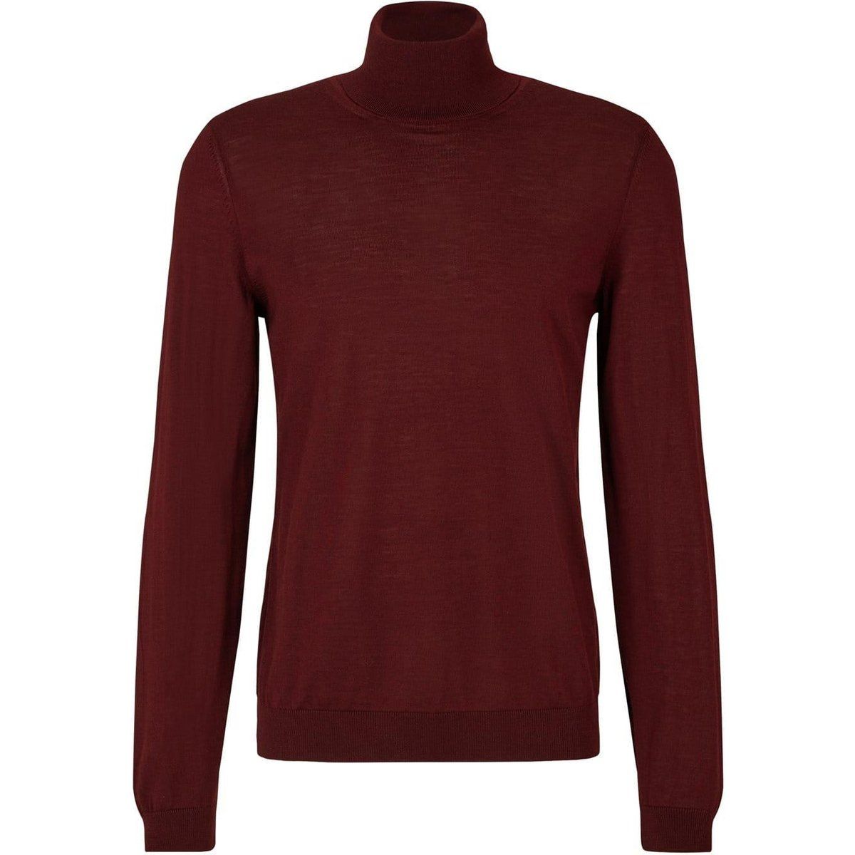 Rollkragenpullover aus Merinowolle