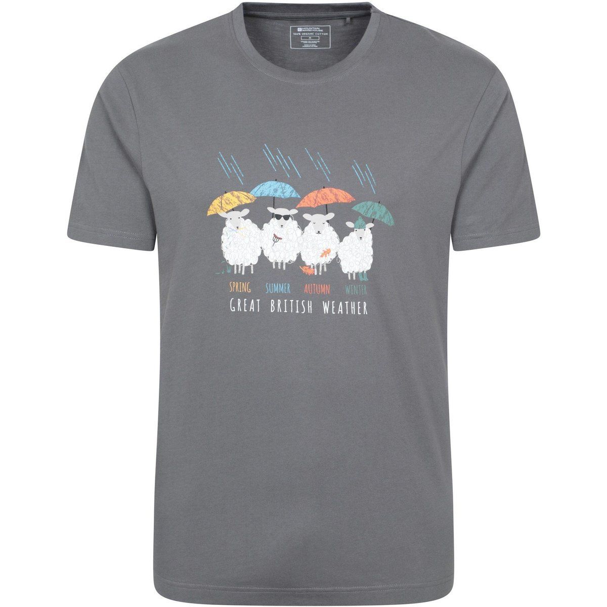 Herren T-Shirt mit Grafikprint aus Bio-Baumwolle