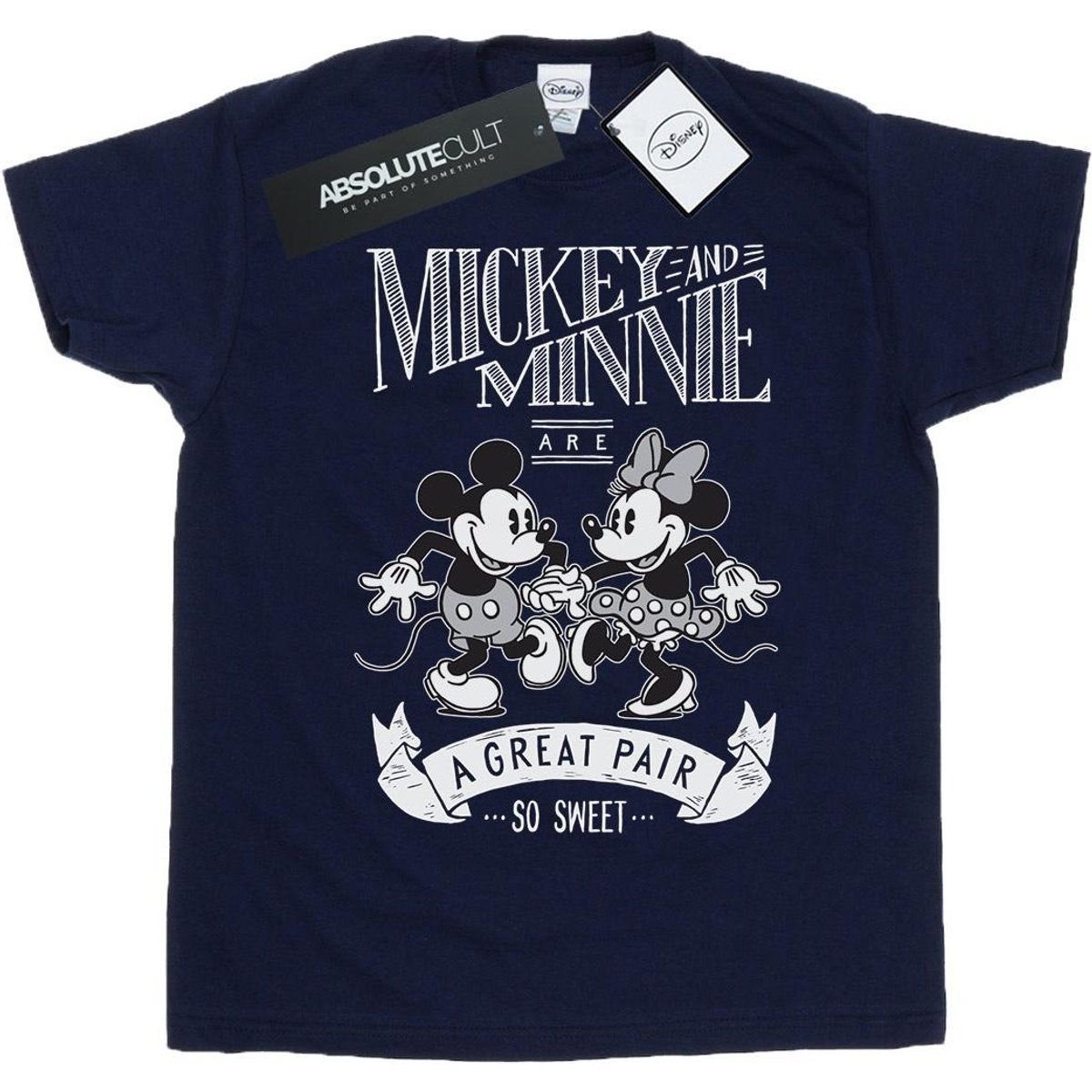 Disney - "Great Pair" T-Shirt für Herren (Marineblau)