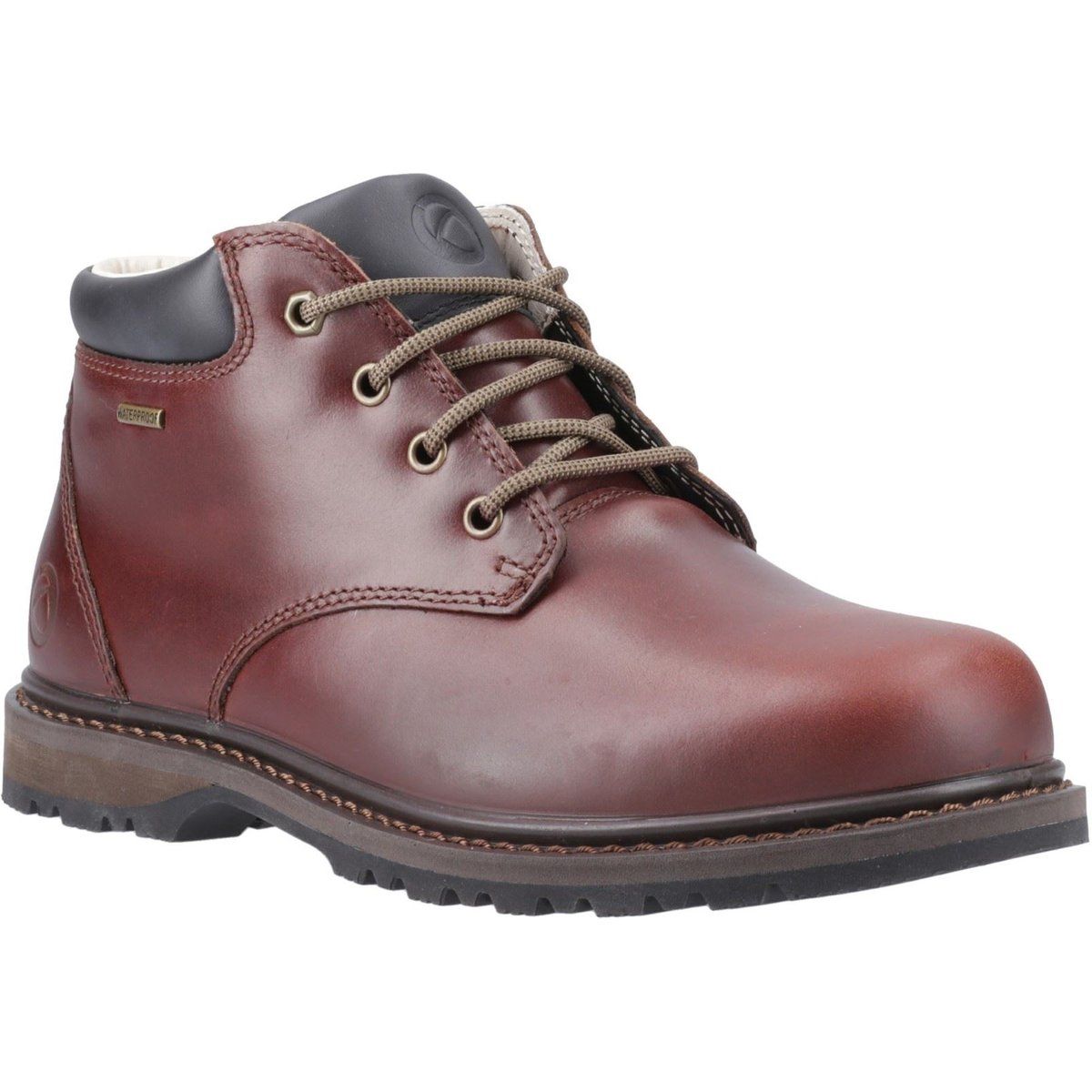 Herren wasserdichter Leder-Knöchel-Stiefel