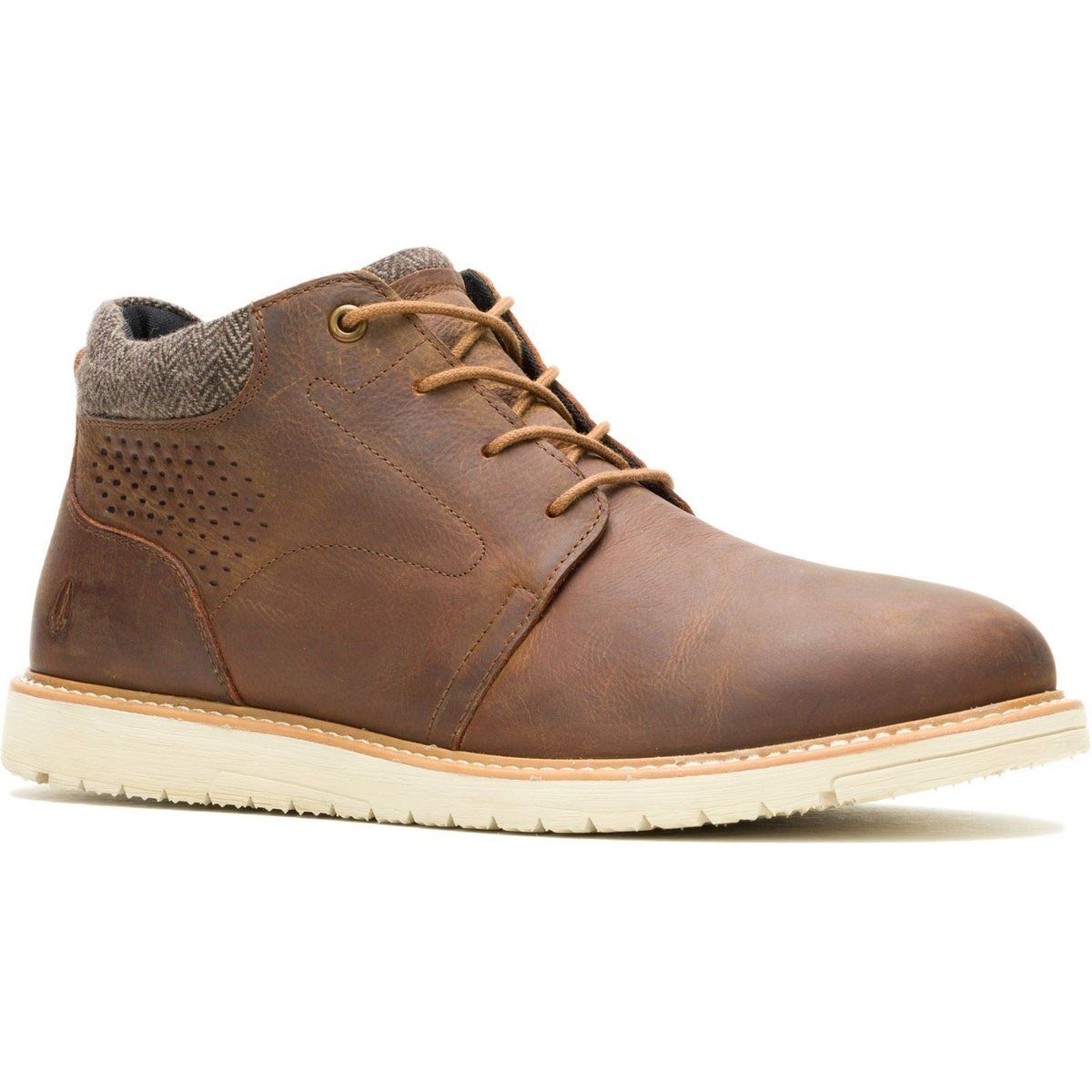 Hush Puppies Jenson Leder Herren Tan Stiefeletten