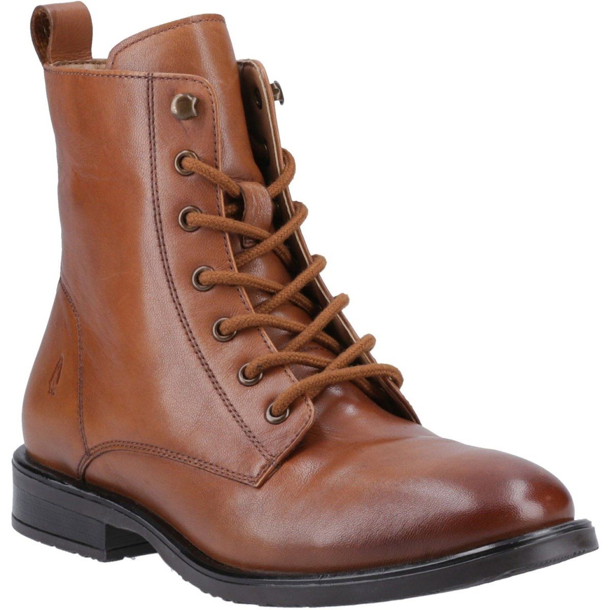 Hush Puppies Valentina Leder Damen Tan Stiefel