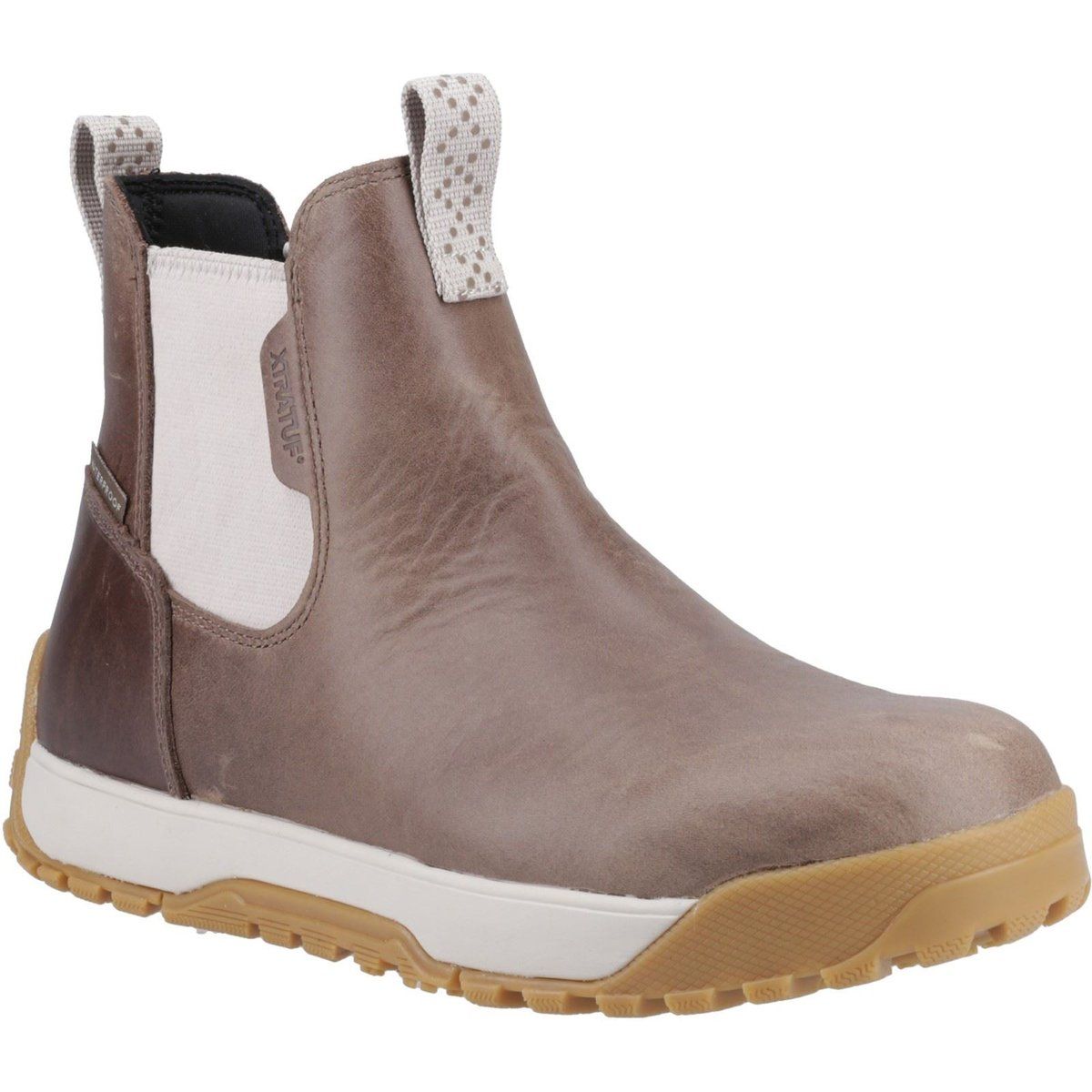 Xtratuf Knöchel Deckstiefel Leder Frauen Stein Wellington-Stiefel