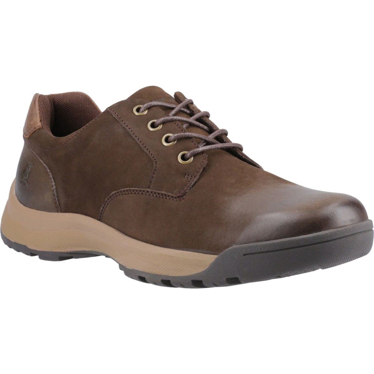 Hush Puppies Vinson Leder Herren Schnürschuhe Braun