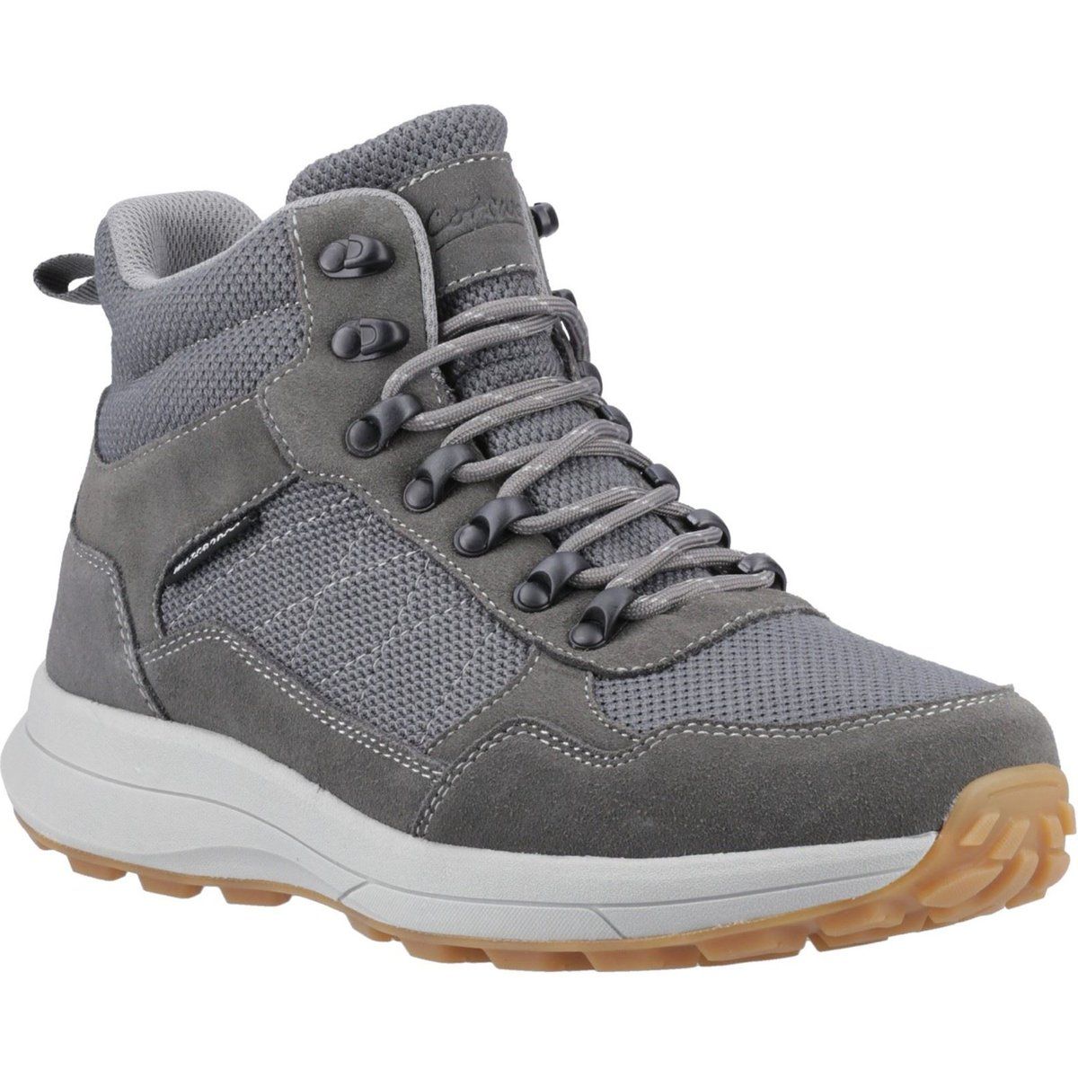 Cotswold Oddington Wildleder-Mesh Herren Graue Wanderschuhe