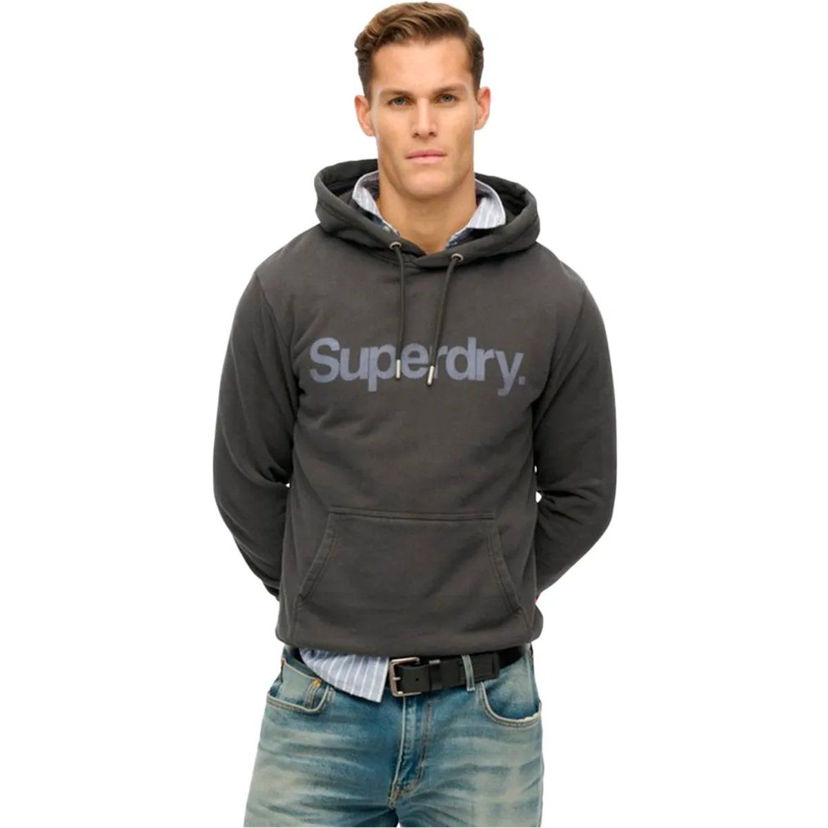 Herren Core Logo Kapuzenpullover
