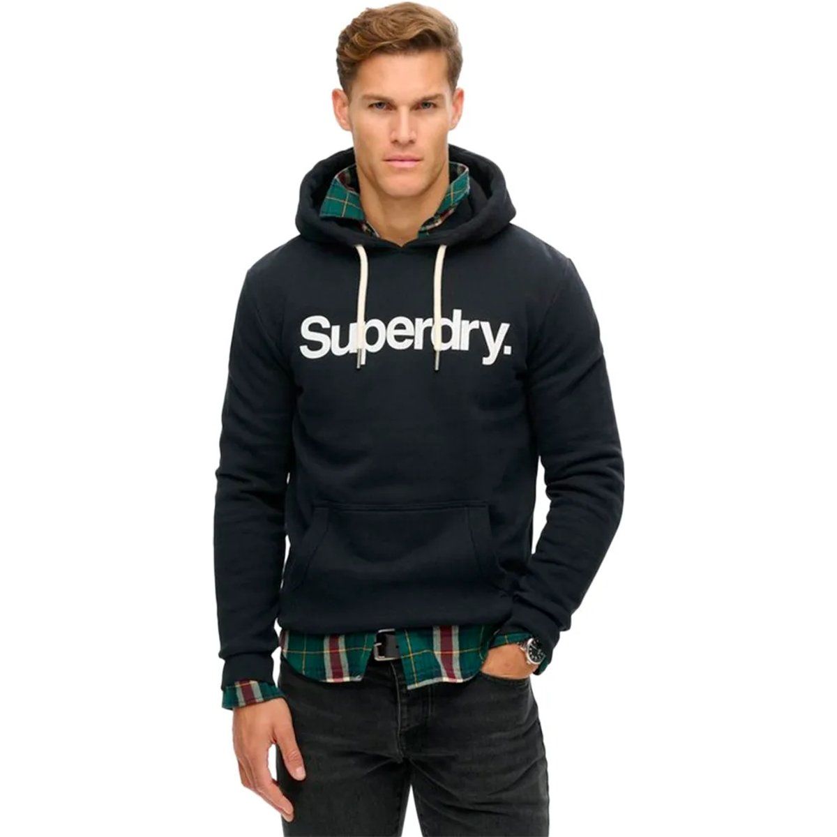 Herren Core Logo Kapuzenpullover