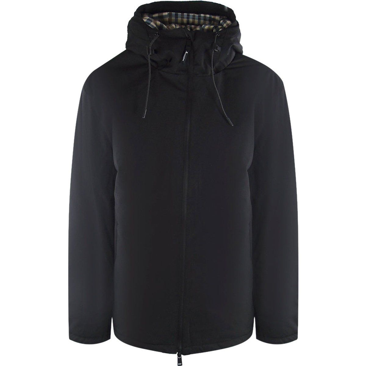 Schwarze Active Shell Parka Jacke