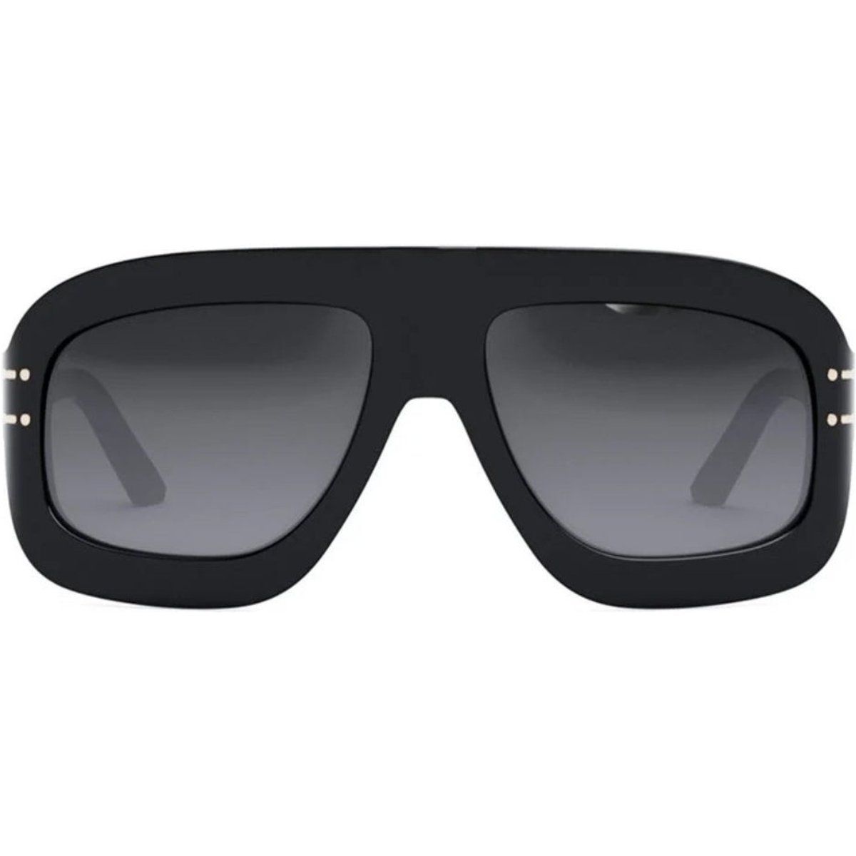 Übergroße Pilotenbrille mit grauen Gläsern