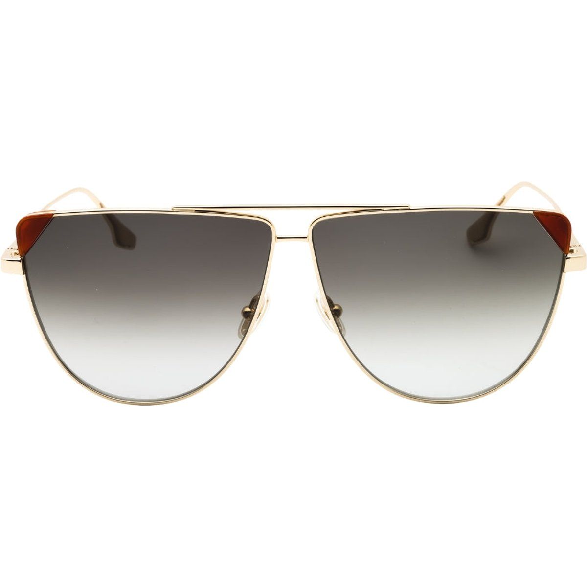 Elegante Aviator-Sonnenbrille mit Farbverlaufsgläsern