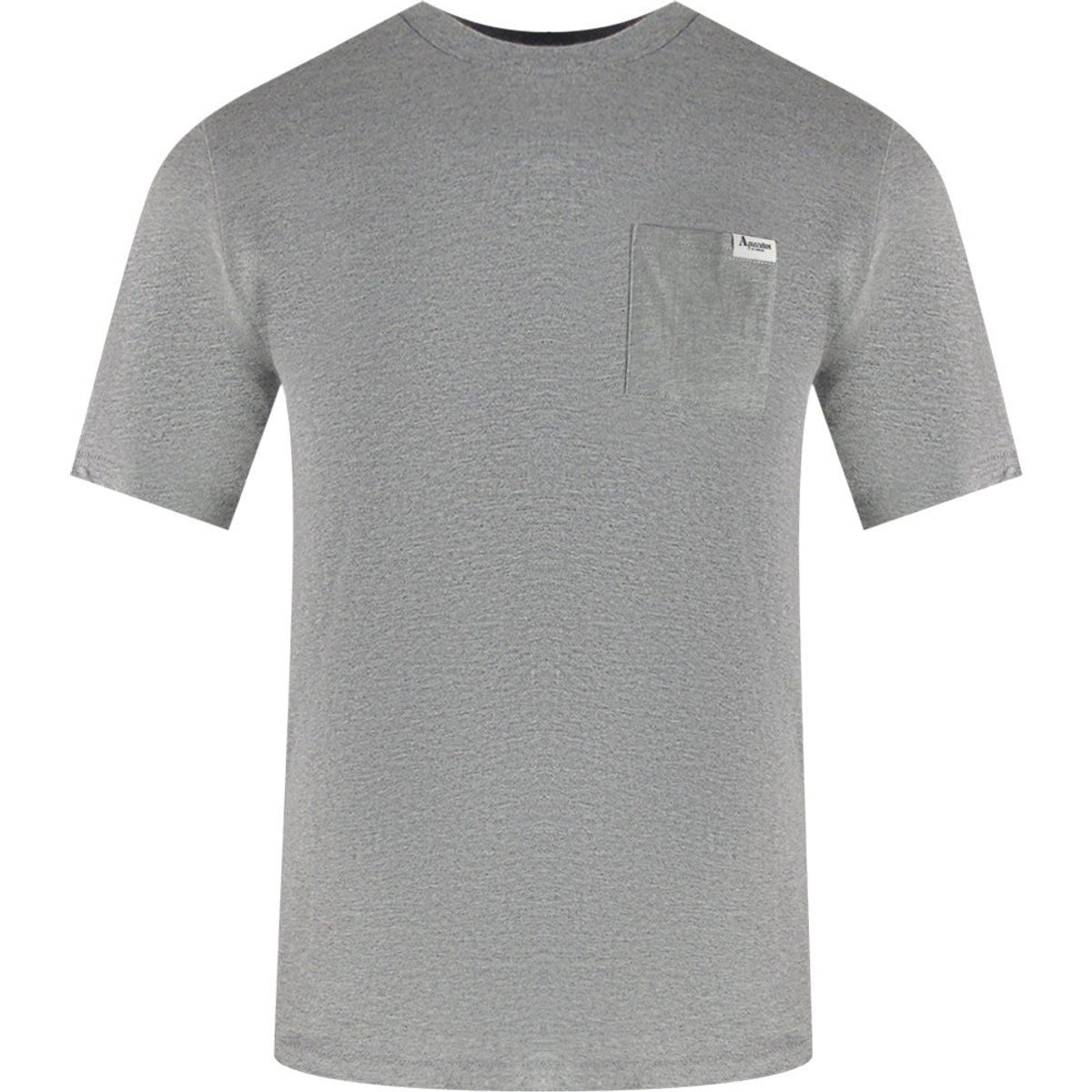 Klassisches T-Shirt mit Rundhalsausschnitt und Tasche