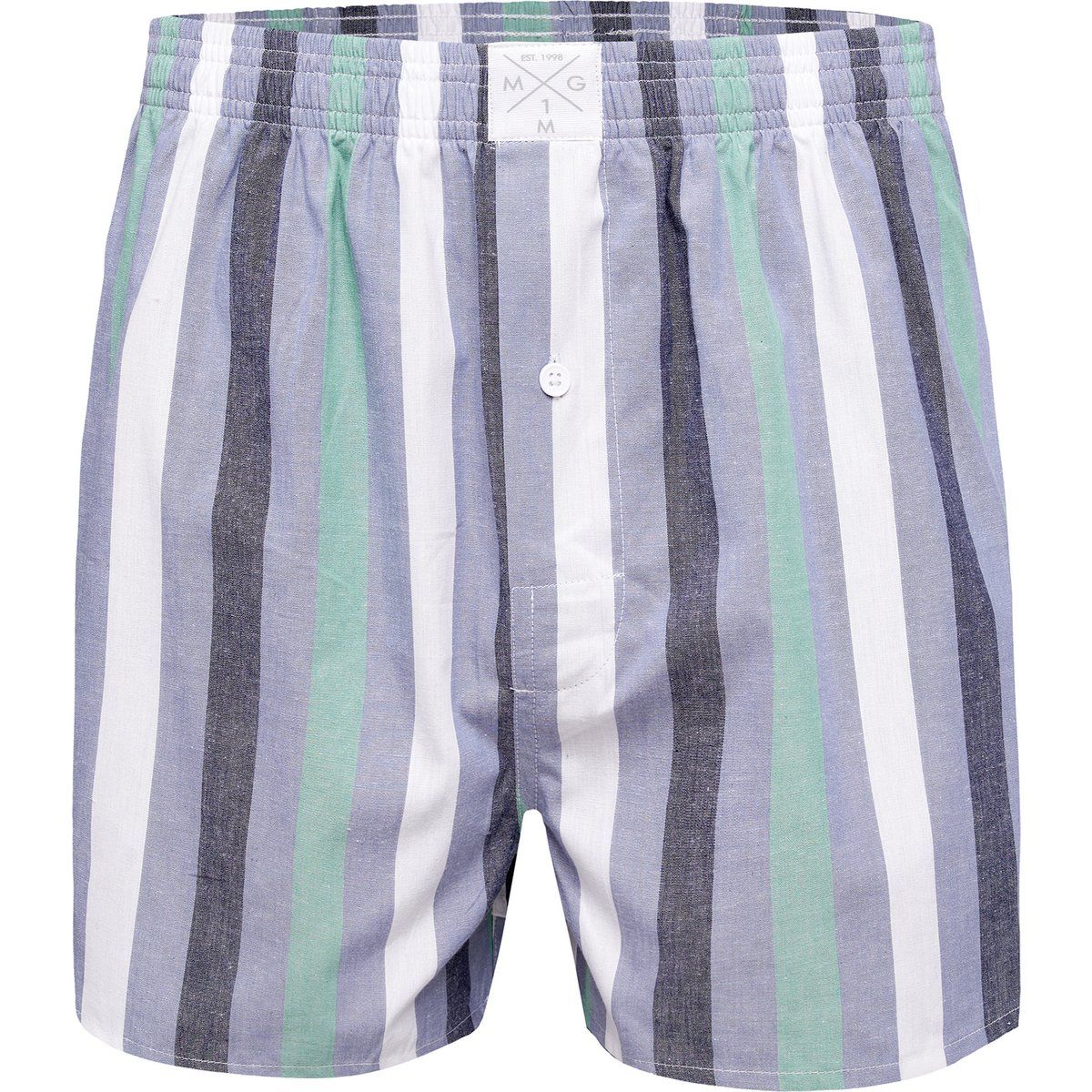 Gestreifte Baumwoll Web-Boxershorts