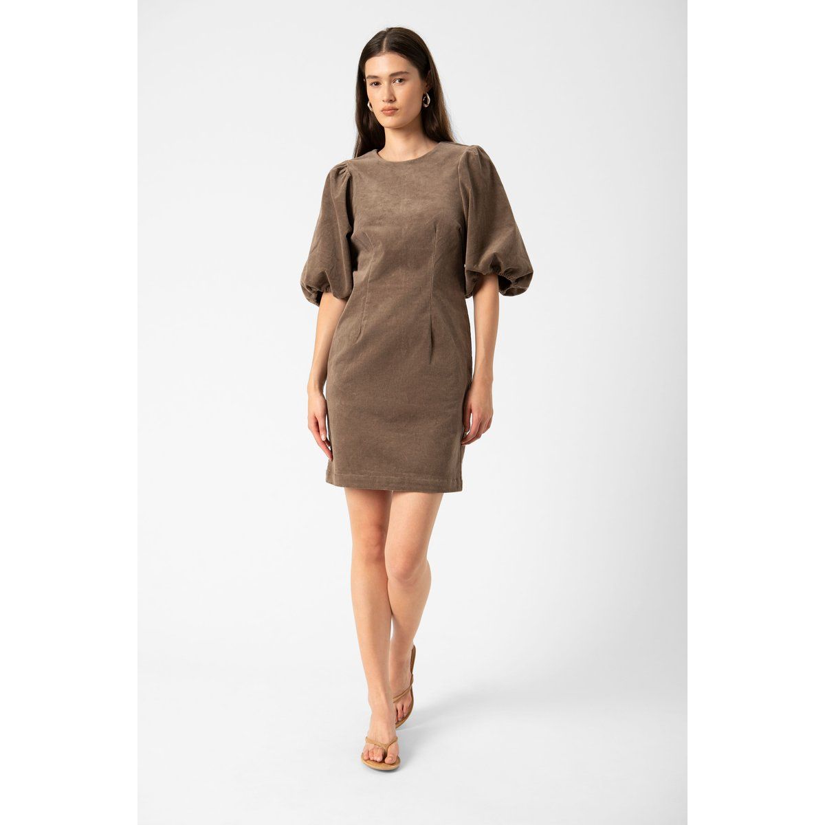 Kleid SLHelle Slim fit brown
