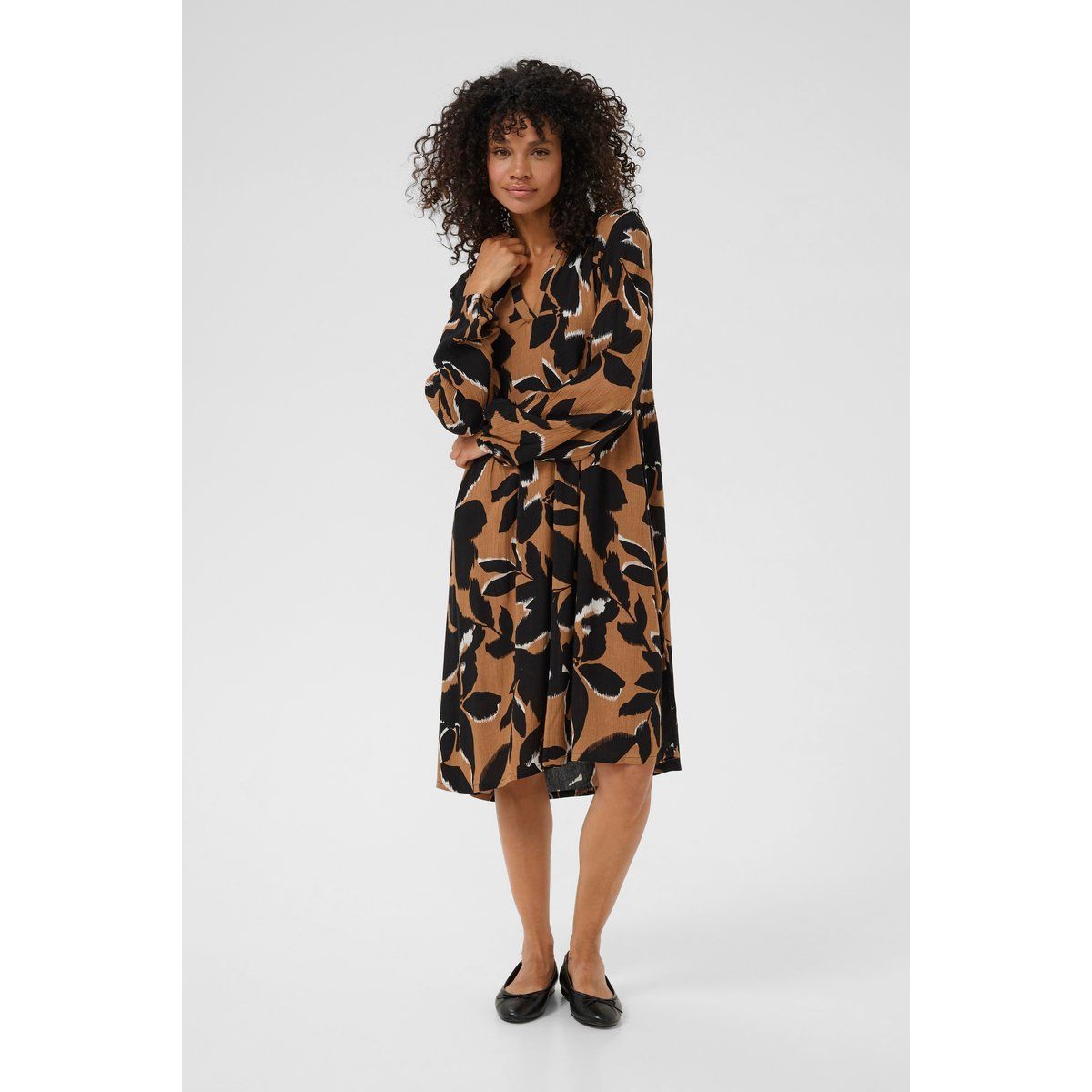 Kleid KAlisette A-shape black brown