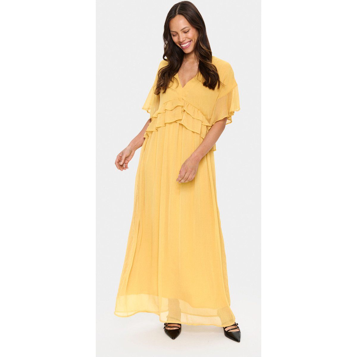 Kleid LindzySZ Lockere Passform yellow