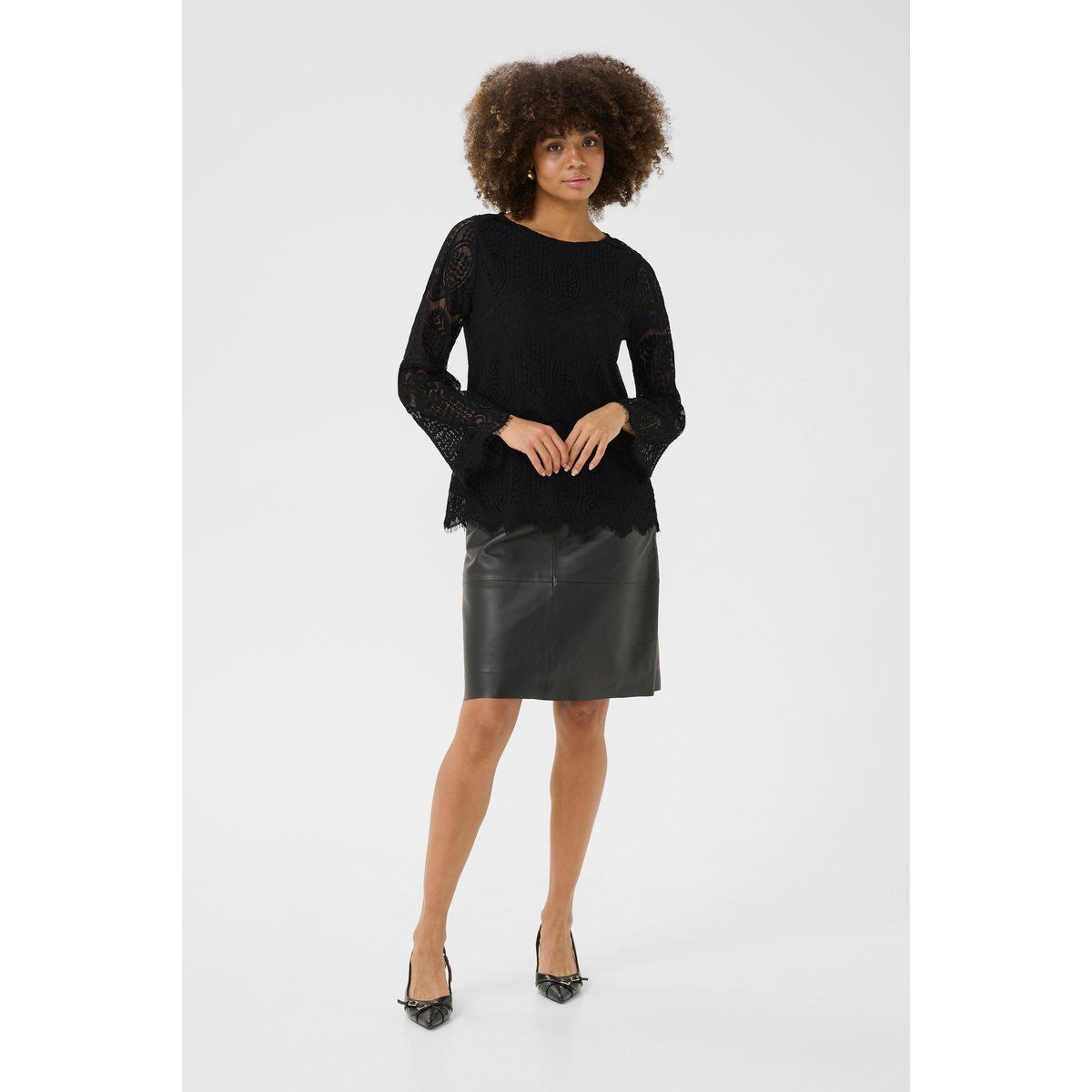 Langarm-Bluse CUcroba Regular fit black