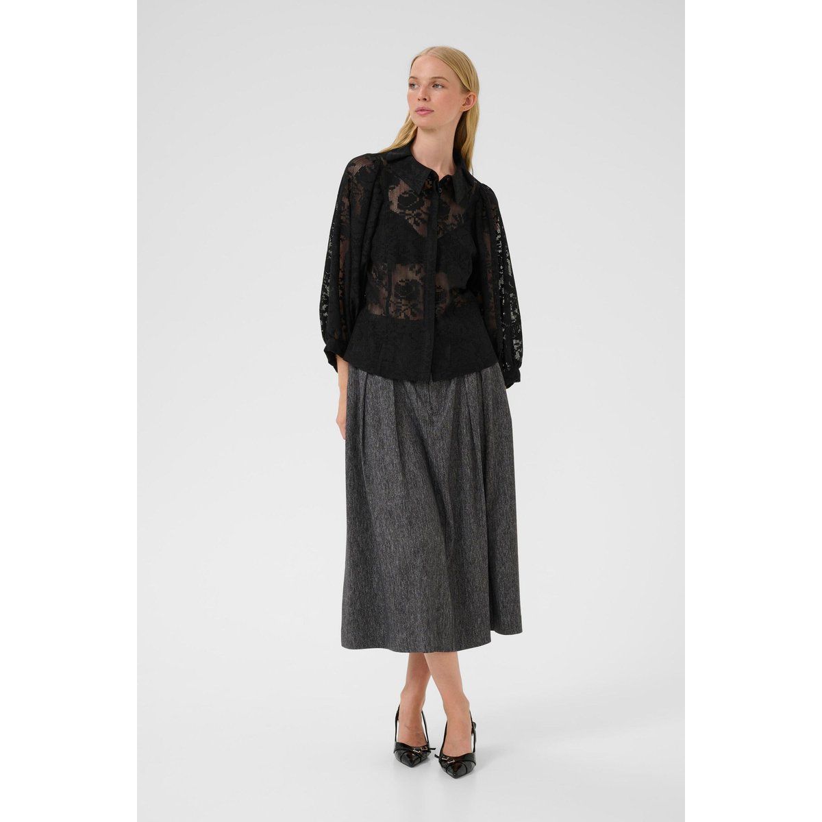 Langarm-Bluse KBBrynja Feminine black